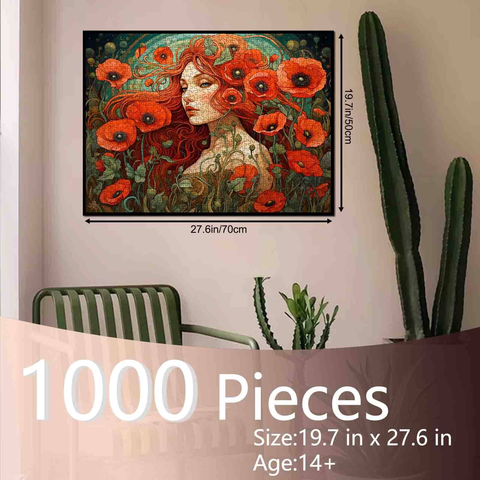 tucocoo-scarlet-muse-puzzle-1000-teile-mohnfeld image 5