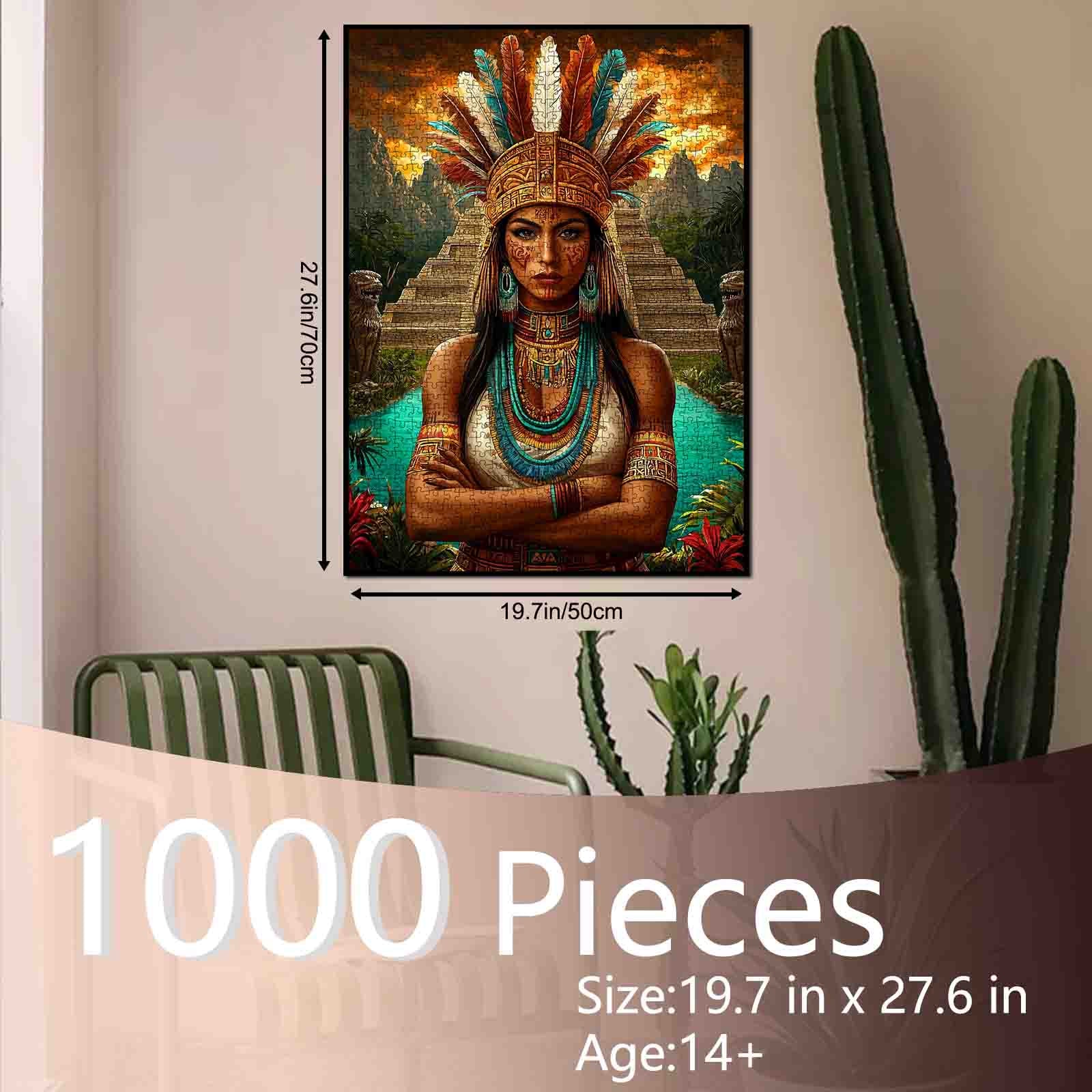 tucocoo-tribal-queen-temple-puzzle-1000-teile-k-nigin image 5