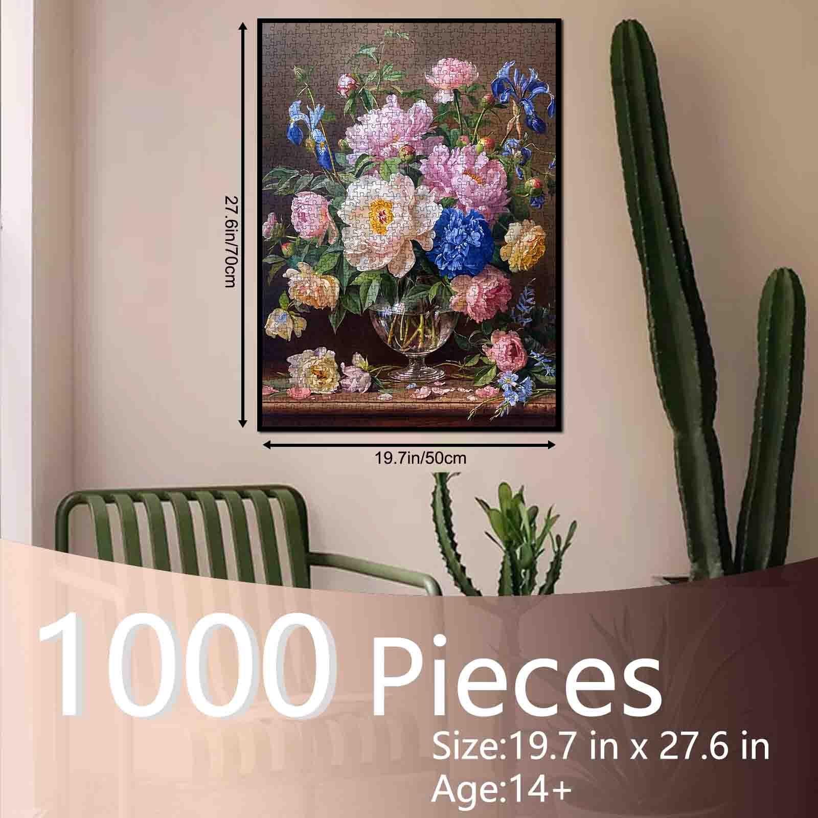 tucocoo-elegant-peony-bouquet-puzzle-1000-teile-blumen image 5