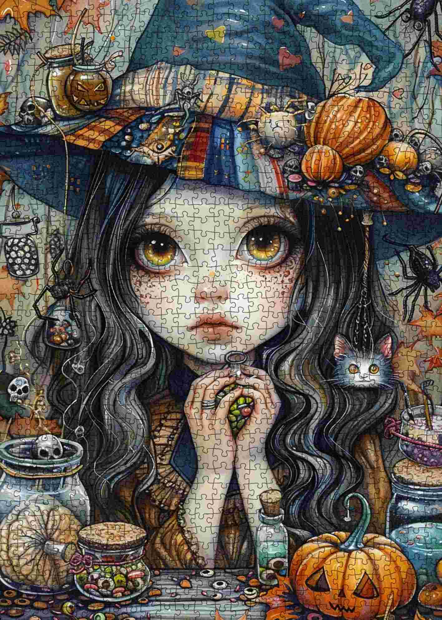 tucocoo-little-witch-and-halloween-magic-puzzle-1000-teile-hexe image 2
