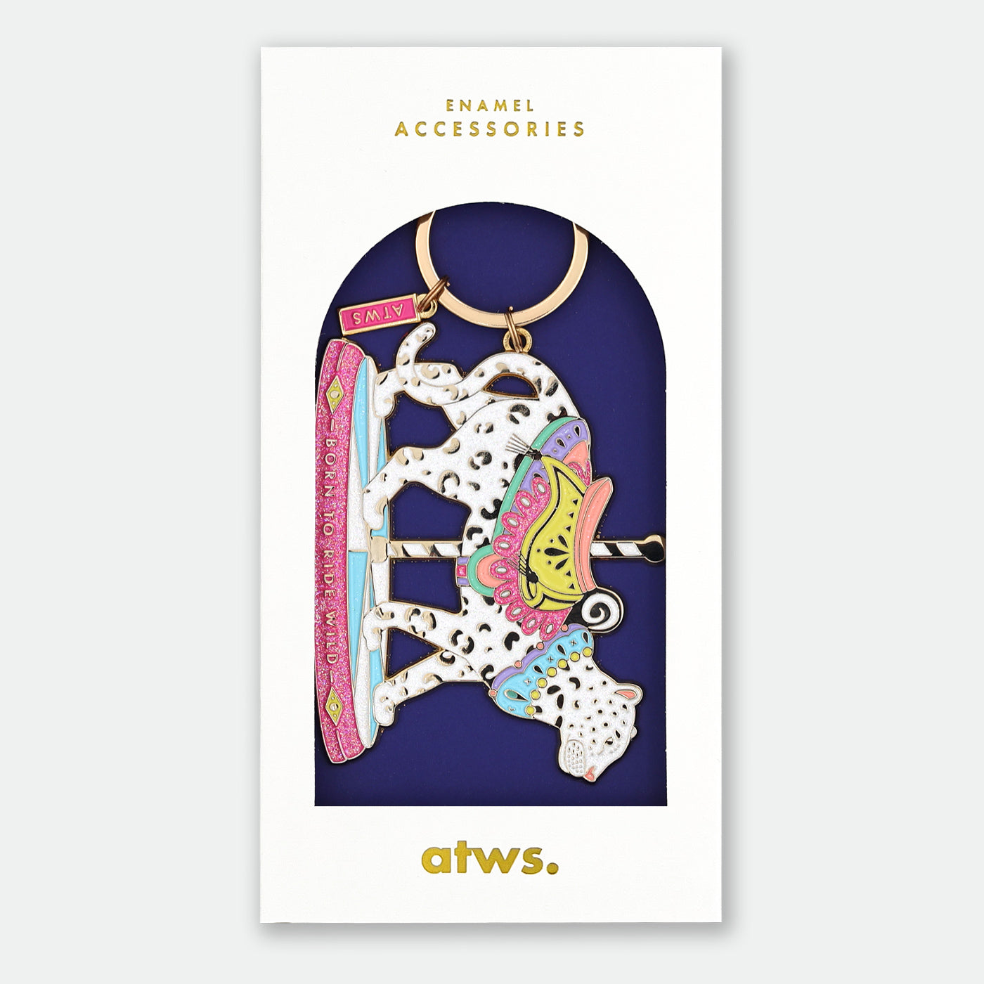 all-the-ways-to-say-wild-ride-schl-sselanh-nger-gold-emaille image 1