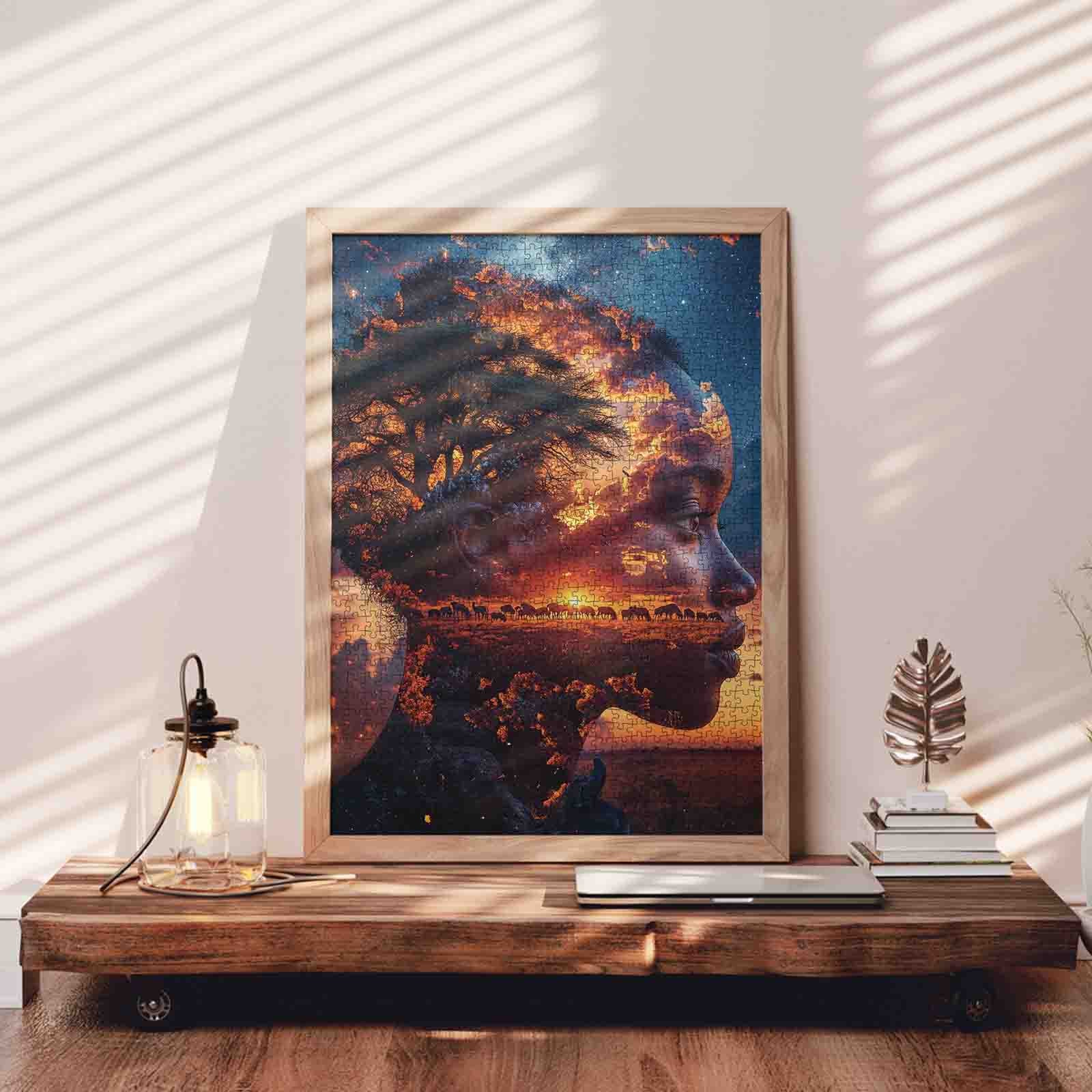 tucocoo-african-sunset-spirit-puzzle-1000-teile-afrika image 3