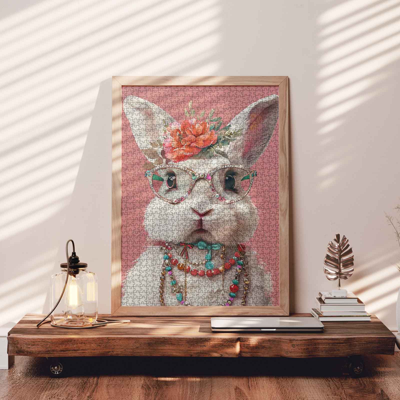tucocoo-floral-bunny-puzzle-1000-teile-hase image 3