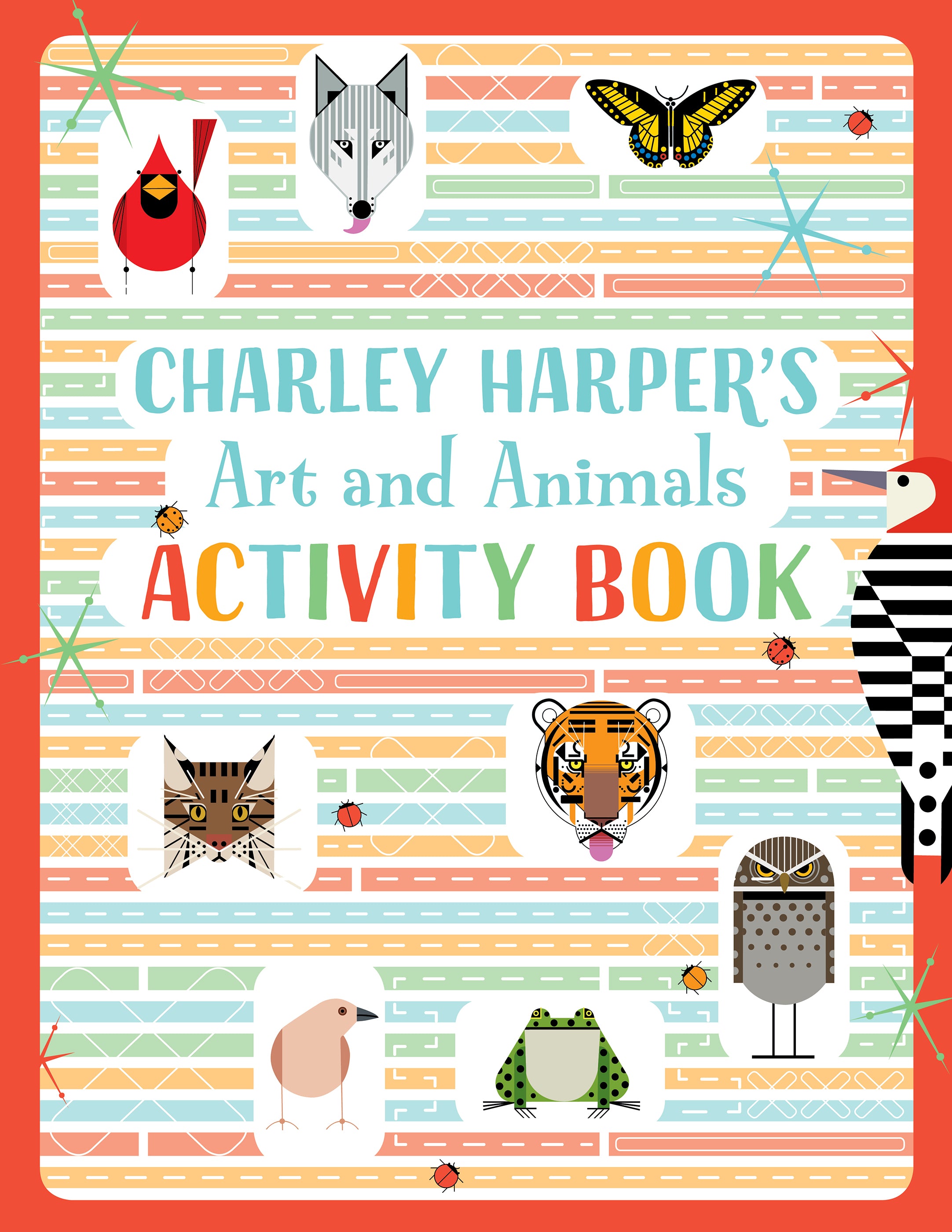 pomegranate-charley-harper-activity-book-tiere image 2
