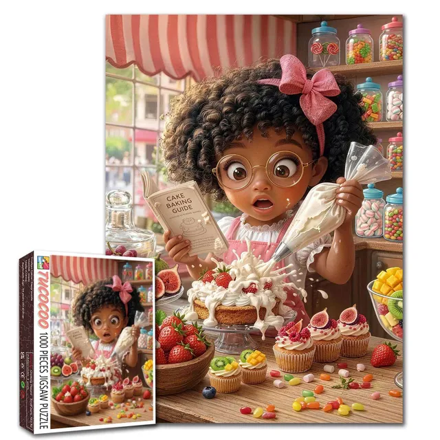 tucocoo-jigsaw-little-baker-sweet-surprise-puzzle-1000-teile-b-ckerin image 1