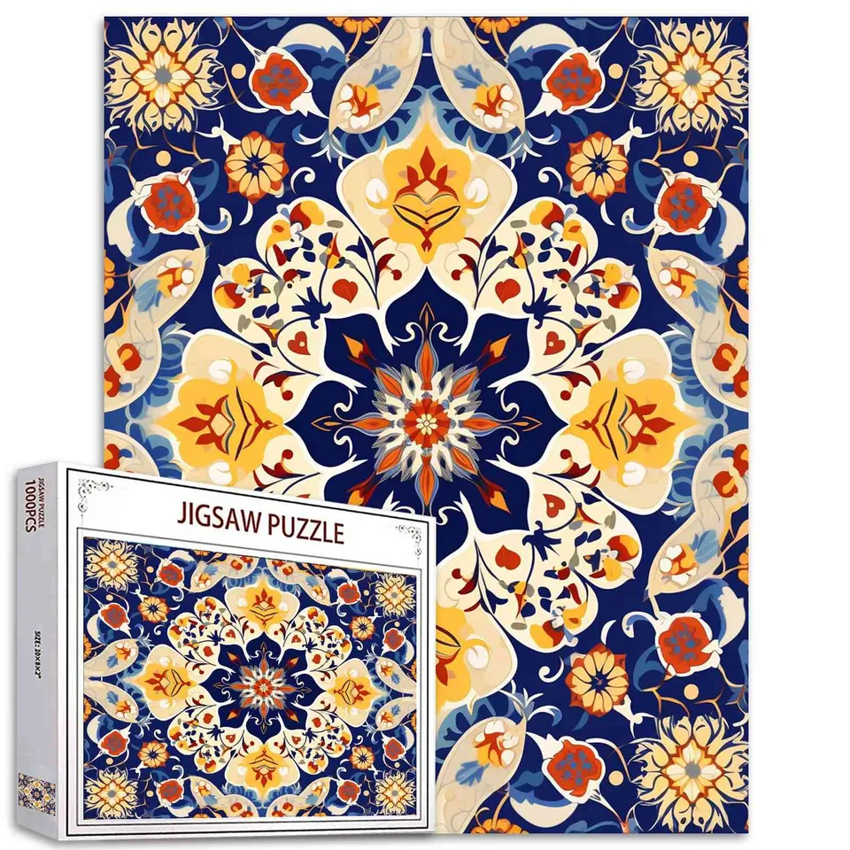tucocoo-vibrant-mandala-flower-puzzle-1000-teile-bunt image 1