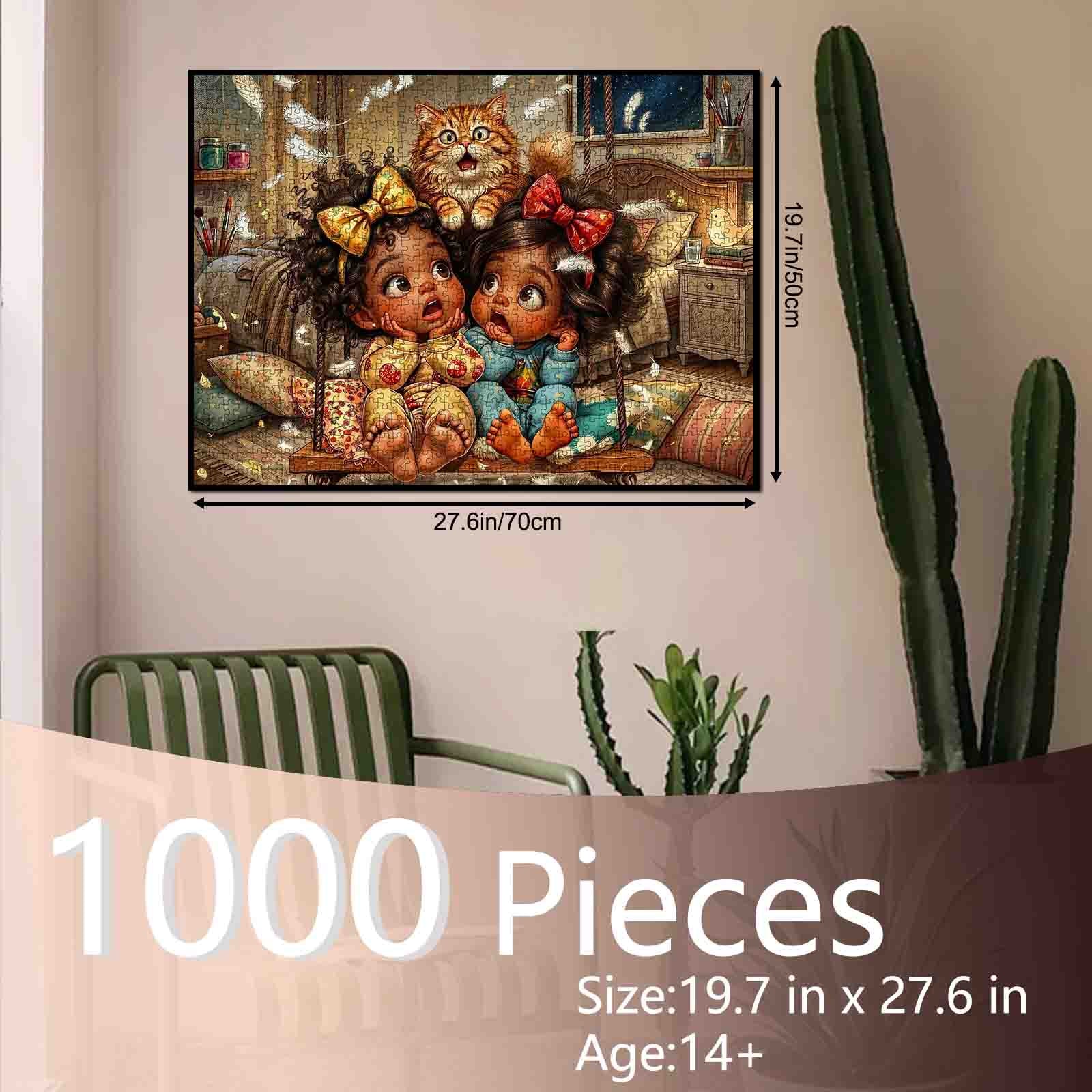 tucocoo-jigsaw-cozy-pillow-fight-girls-puzzle-1000-teile image 5
