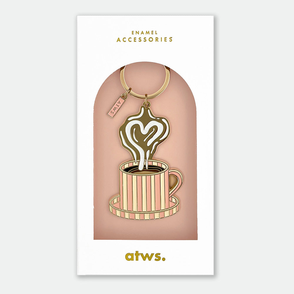 all-the-ways-to-say-coffee-reading-schl-sselanh-nger-gold-emaille image 1
