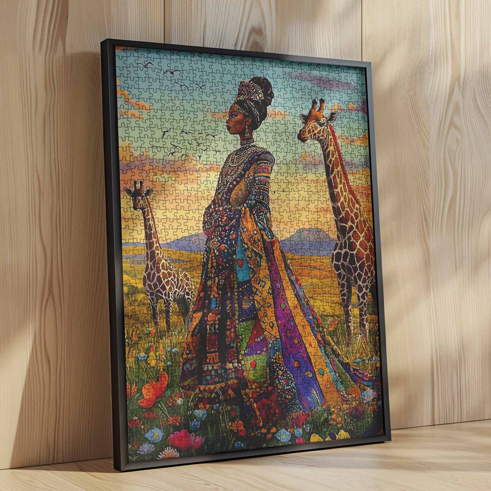 tucocoo-jigsaw-puzzles-queen-of-the-savannah-puzzle-1000-teile-afrika image 4