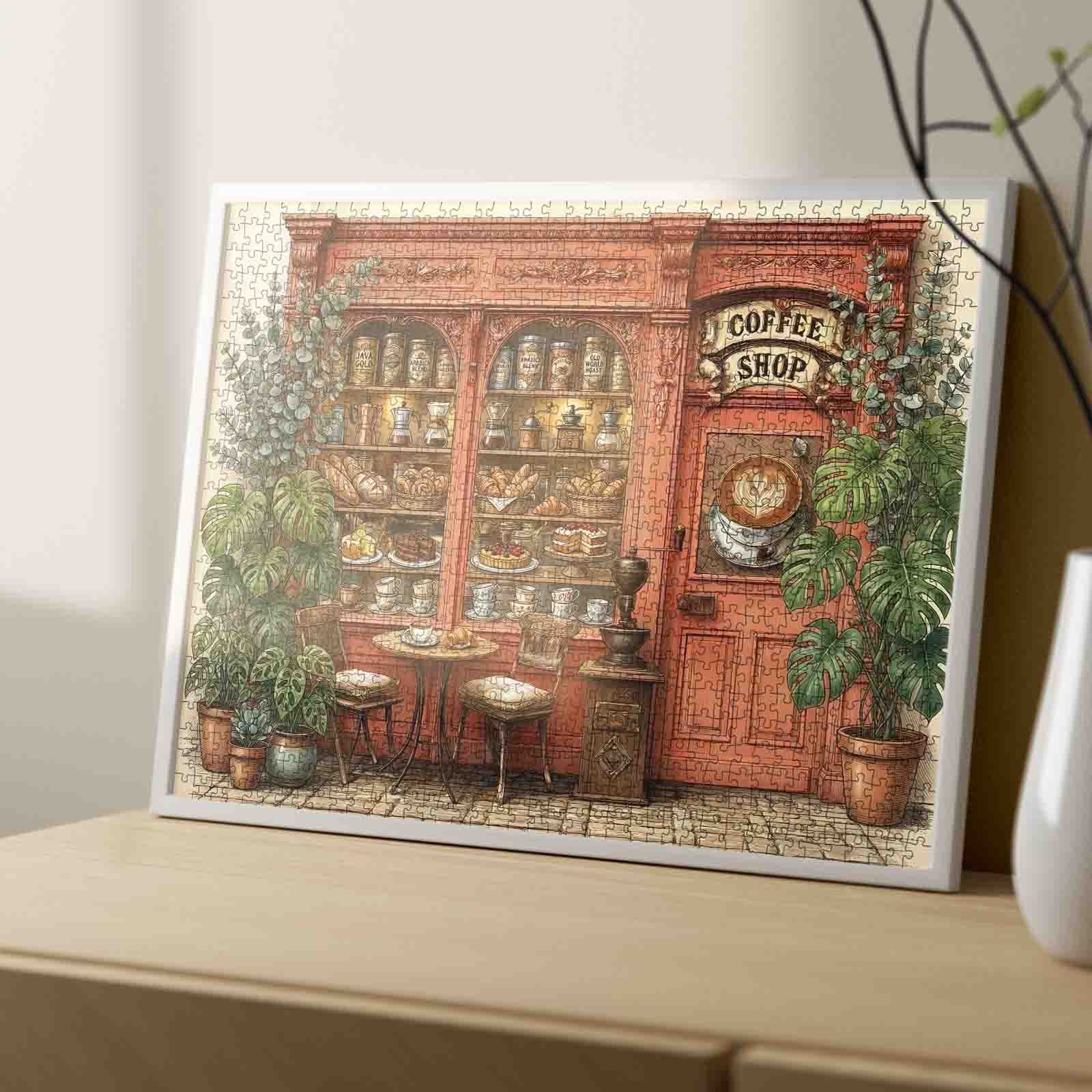 tucocoo-vintage-botanical-coffee-shop-puzzle-1000-teile-caf image 4