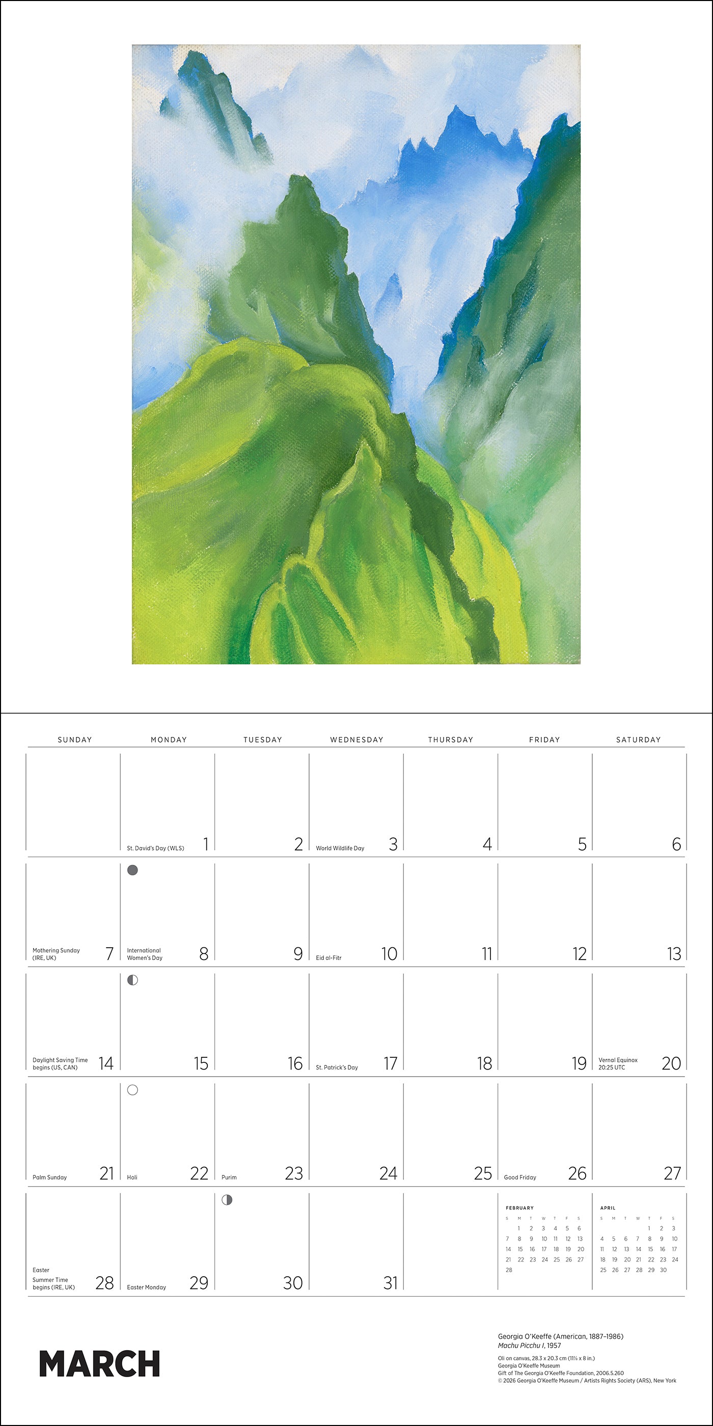 pomegranate-georgia-o-keeffe-2027-wandkalender-blumen image 7