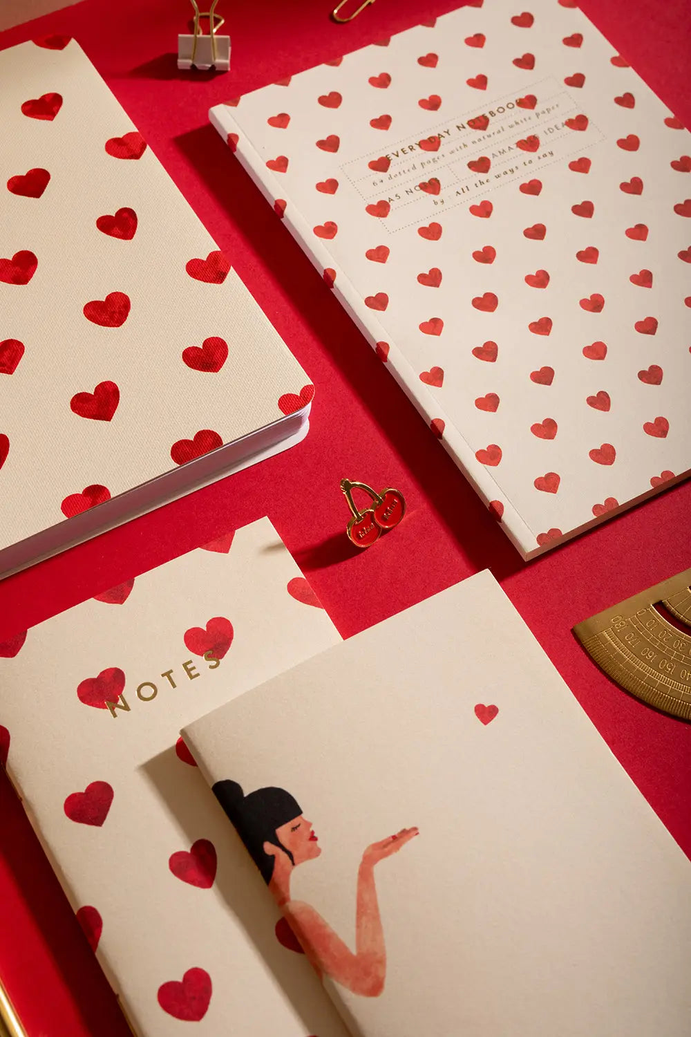 all-the-ways-to-say-new-hearts-notizbuch-a5-herzen-rot-creme image 6