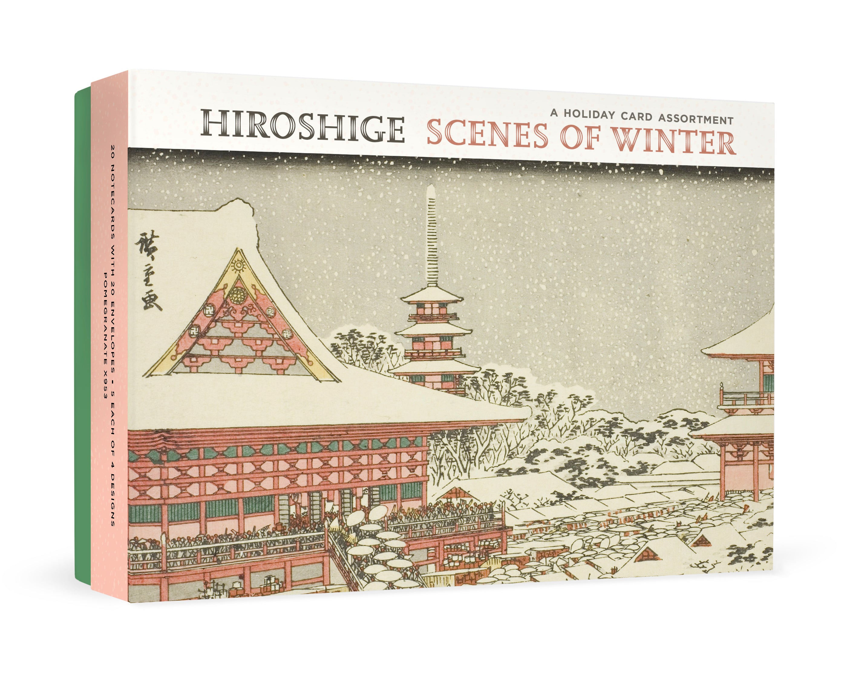 pomegranate-hiroshige-winter-karten-set-20-st-ck-landschaft image 1
