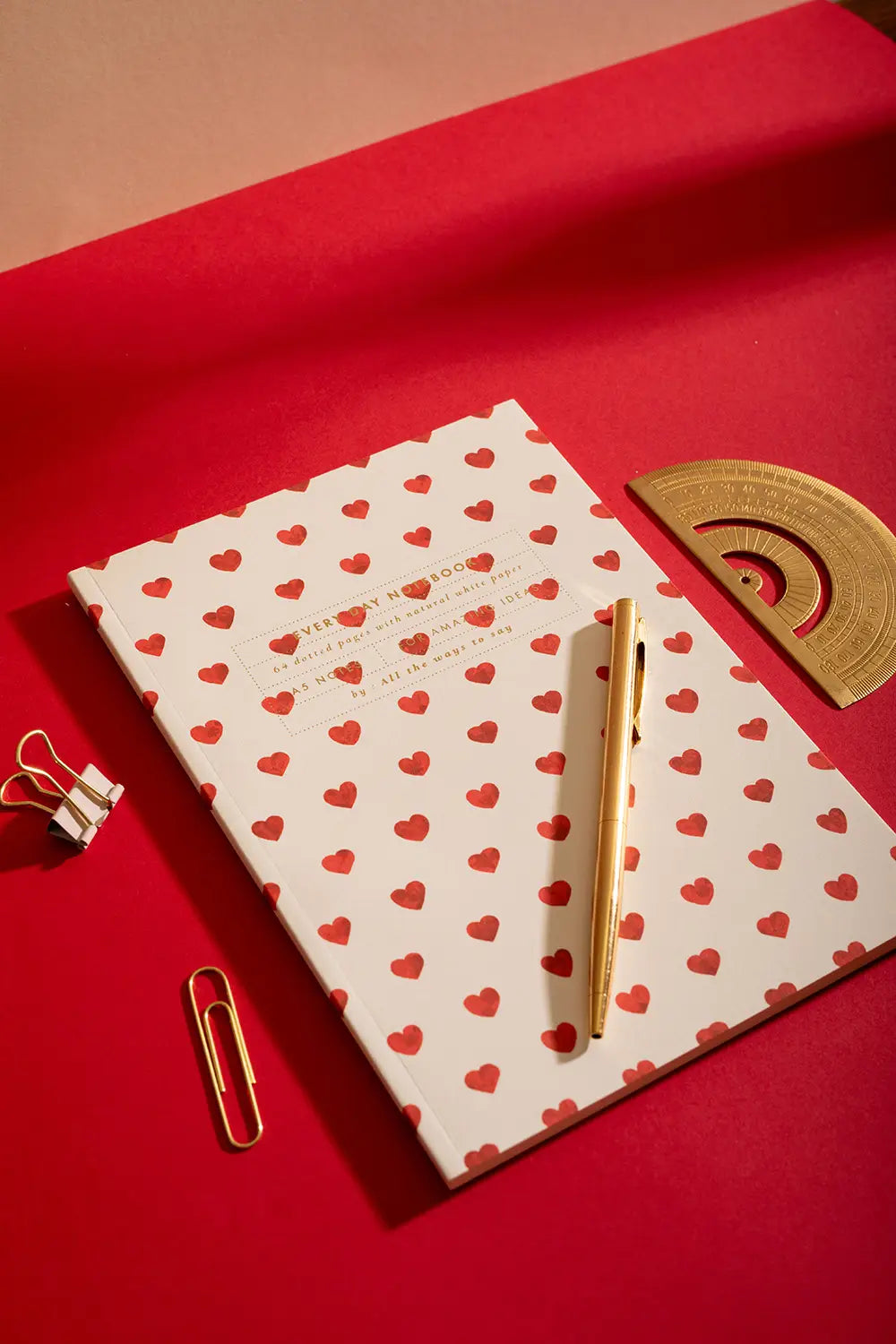 all-the-ways-to-say-new-hearts-notizbuch-a5-herzen-rot-creme image 3