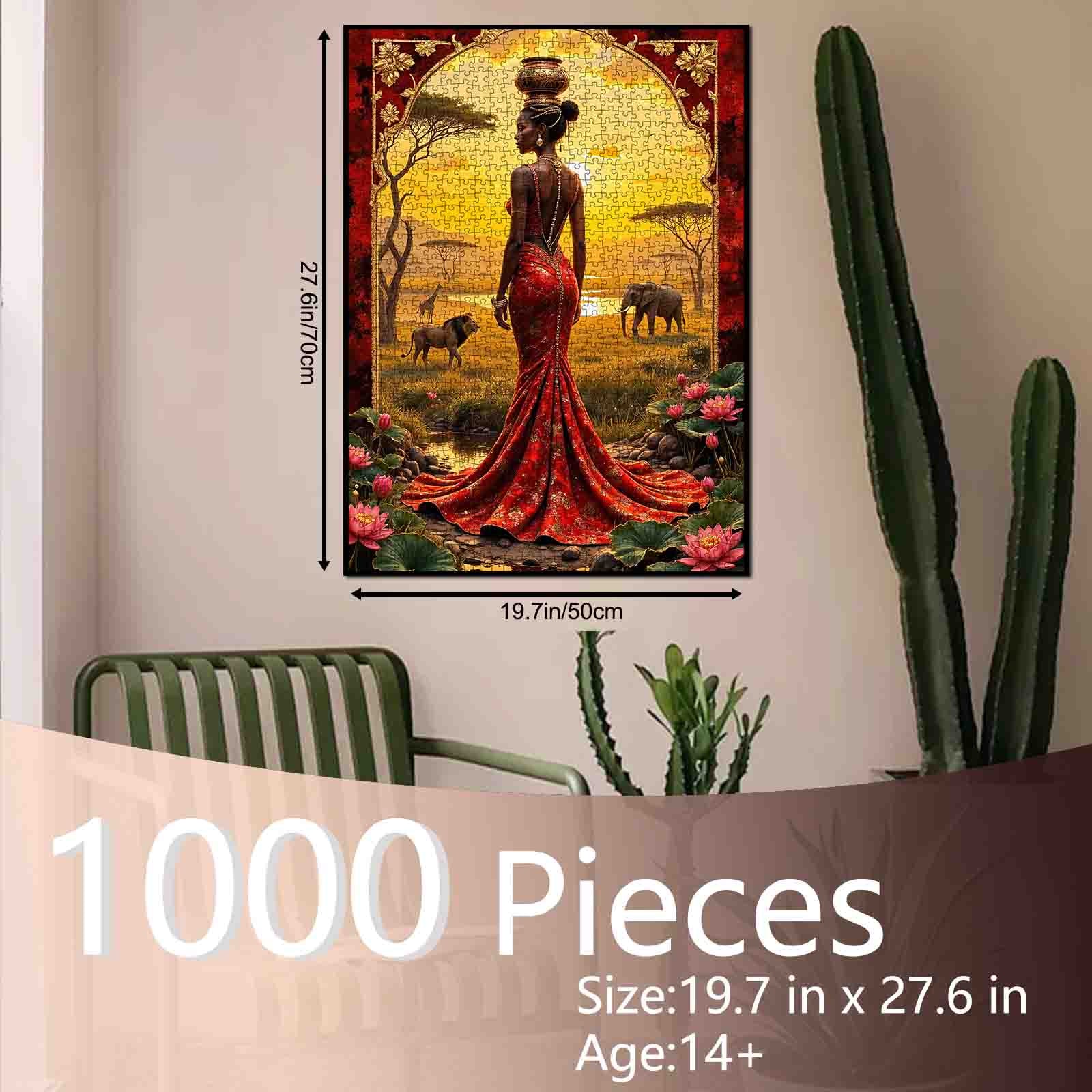 tucocoo-african-sunset-queen-puzzle-1000-teile-savanne image 5