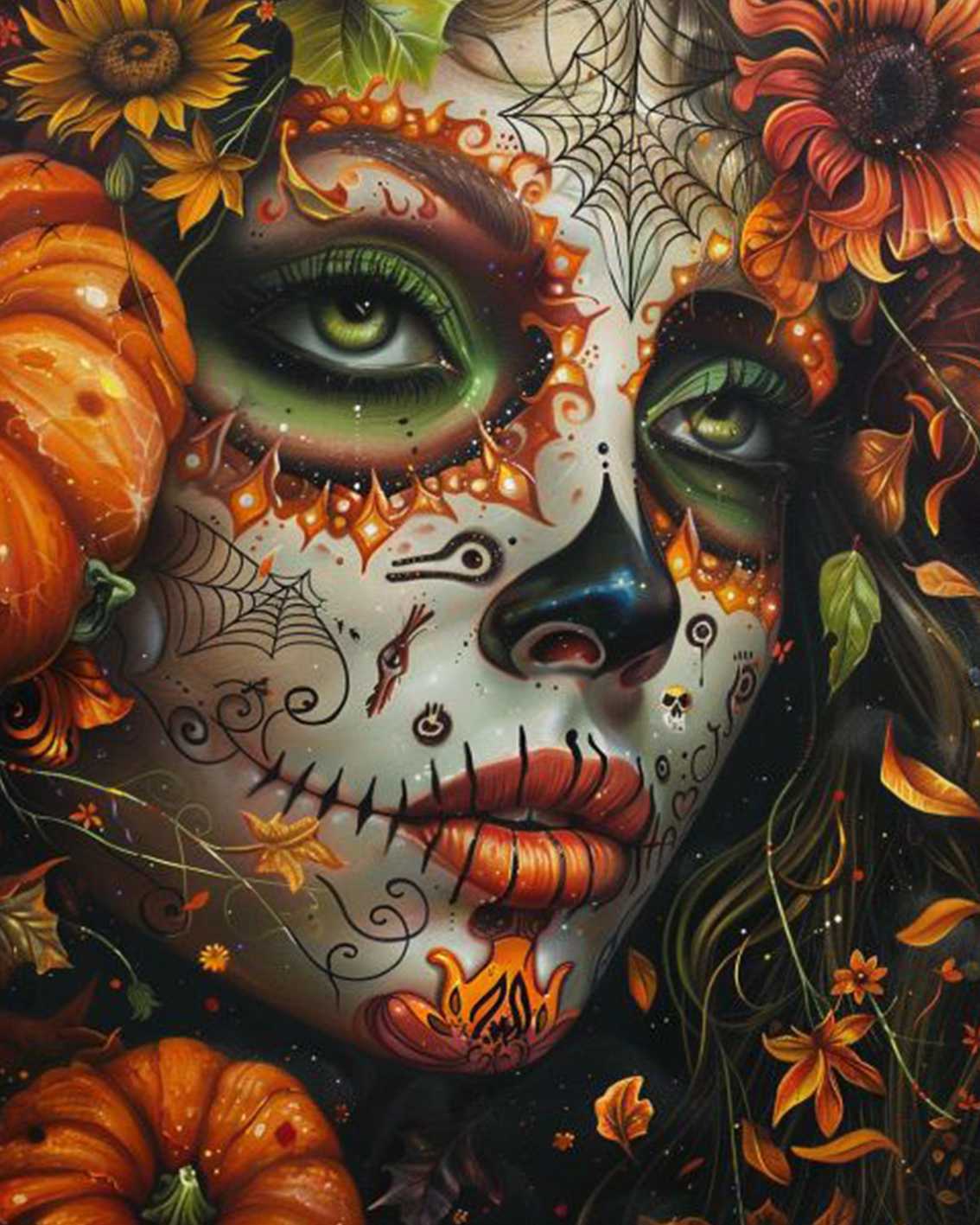 tucocoo-mystic-autumn-woman-malen-nach-zahlen-40x50-herbst image 2