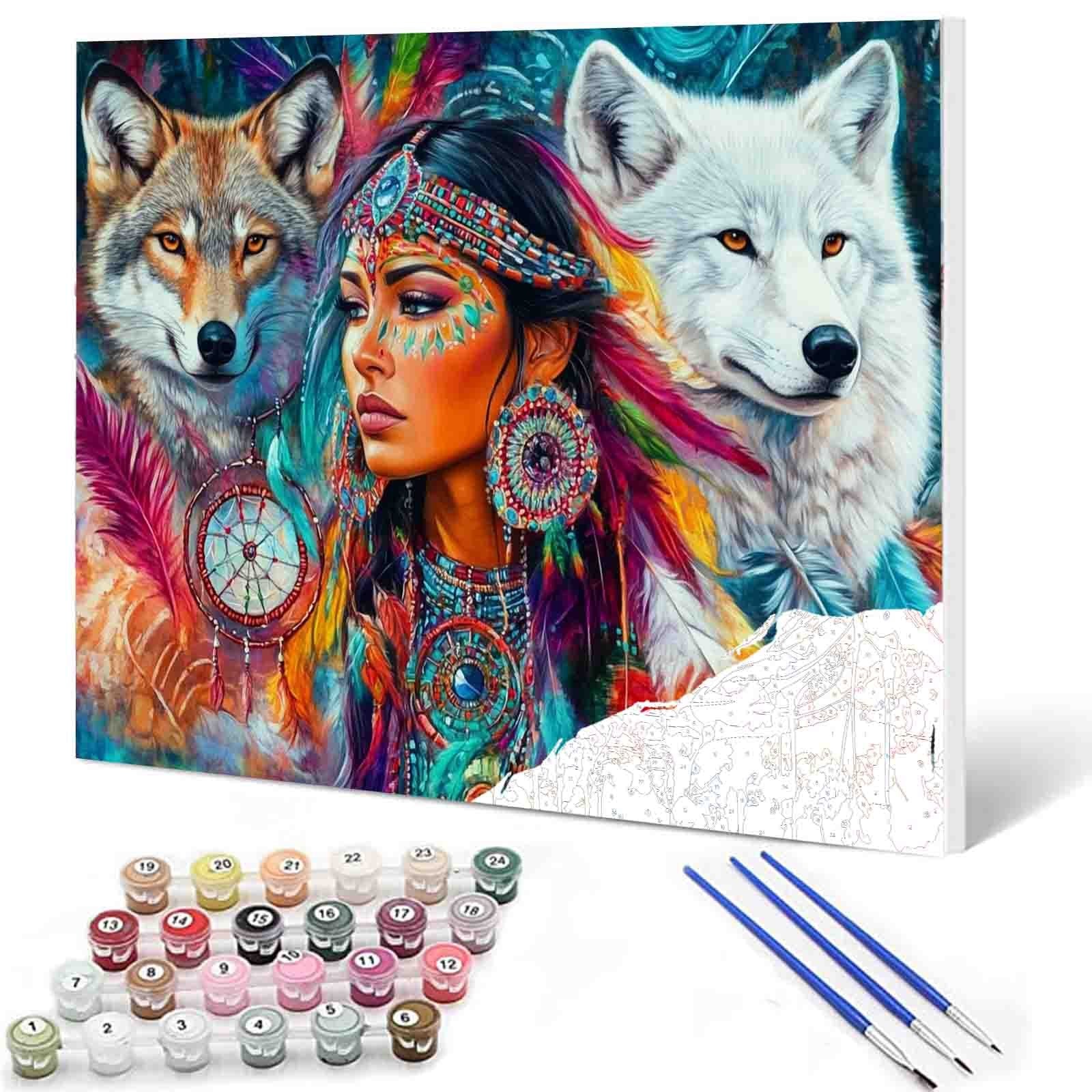 tucocoo-spirit-of-the-wolves-malen-nach-zahlen-40x50-ohne-rahmen image 1