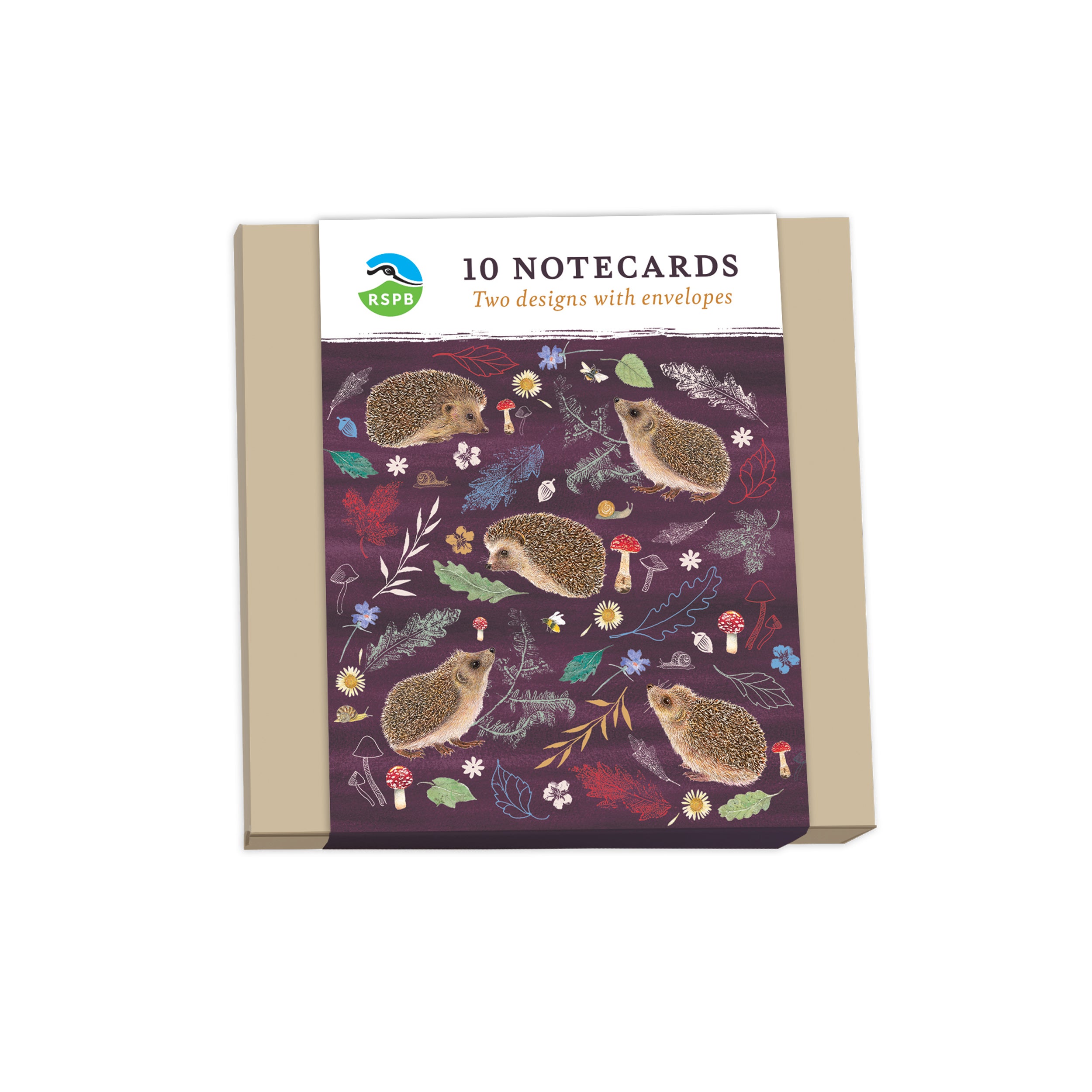 otter-house-beyond-hedgerow-klappkarten-igel-10er-pack image 1