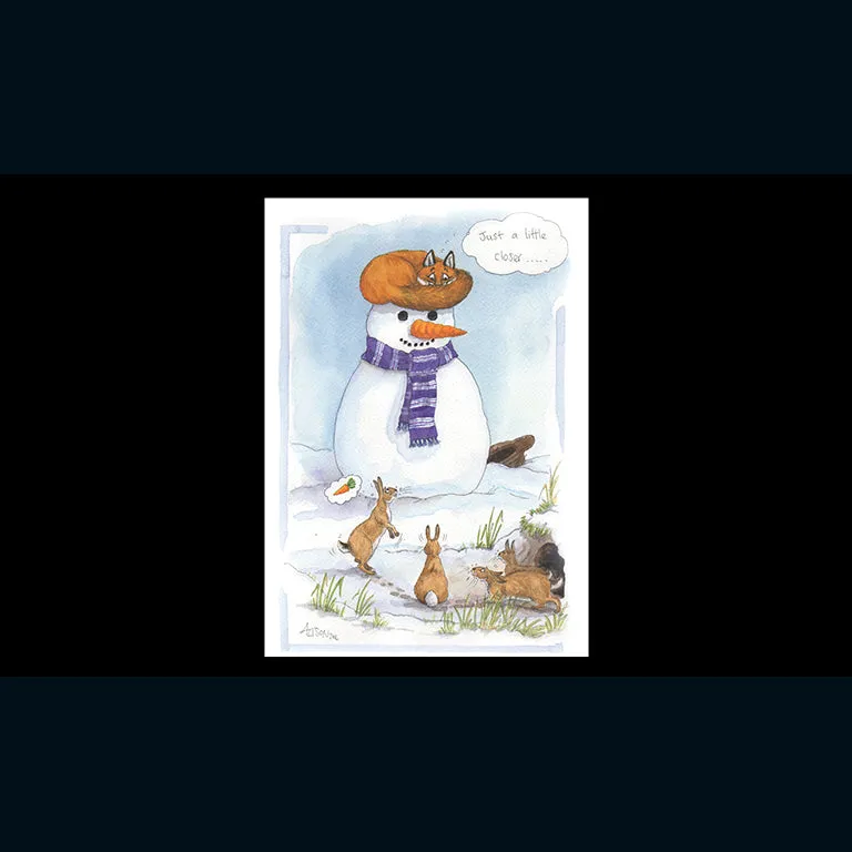otter-house-christmas-just-a-little-closer-weihnachtskarte-fuchs-hase image 1