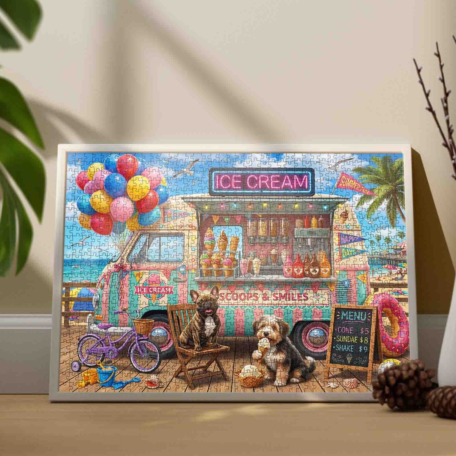 tucocoo-jigsaw-puzzles-eiswagen-strand-puzzle-1000-teile image 3