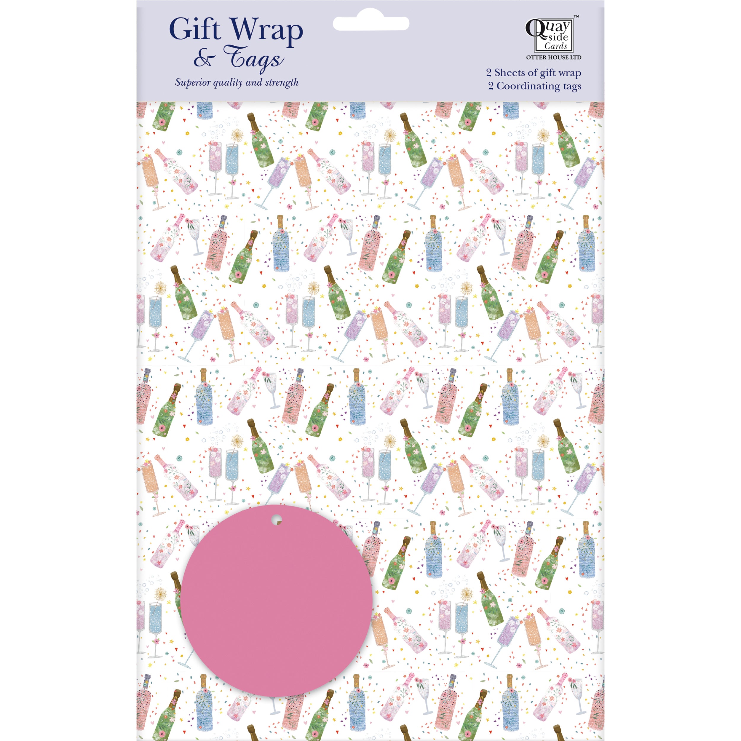 otter-house-fizz-confetti-geschenkpapier-2-bogen-2-anh-nger image 1