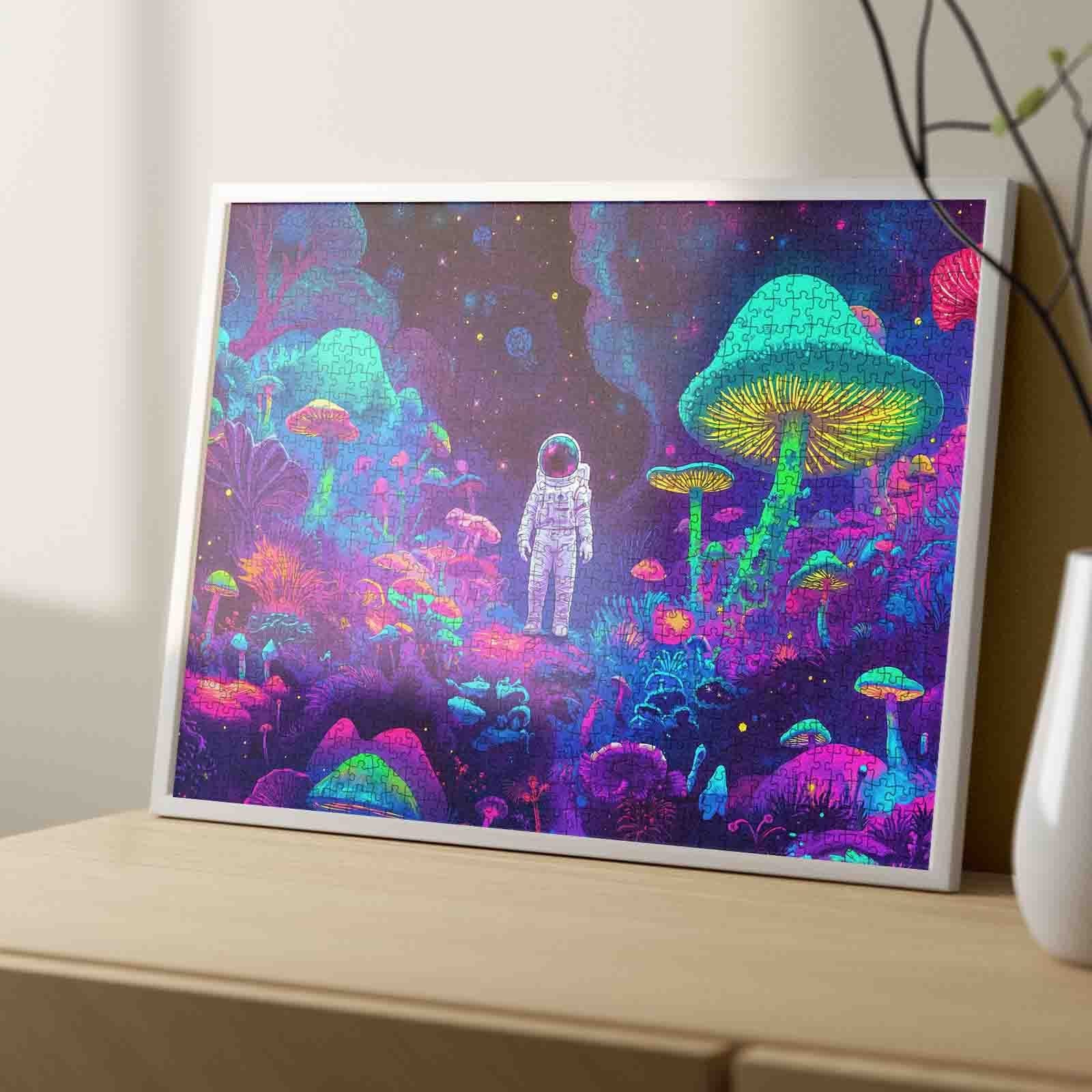 tucocoo-astronaut-and-giant-mushroom-puzzle-1000-teile-pilz image 4