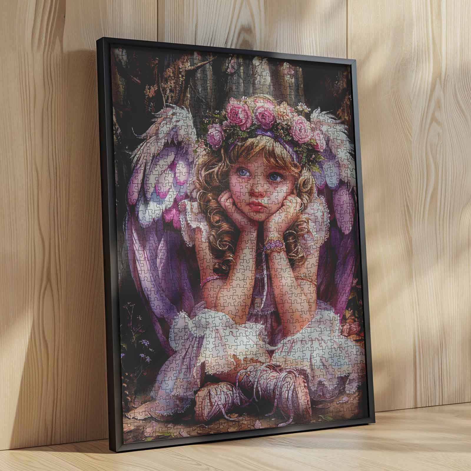 tucocoo-jigsaw-fairy-girl-puzzle-1000-teile-blumenkranz image 4