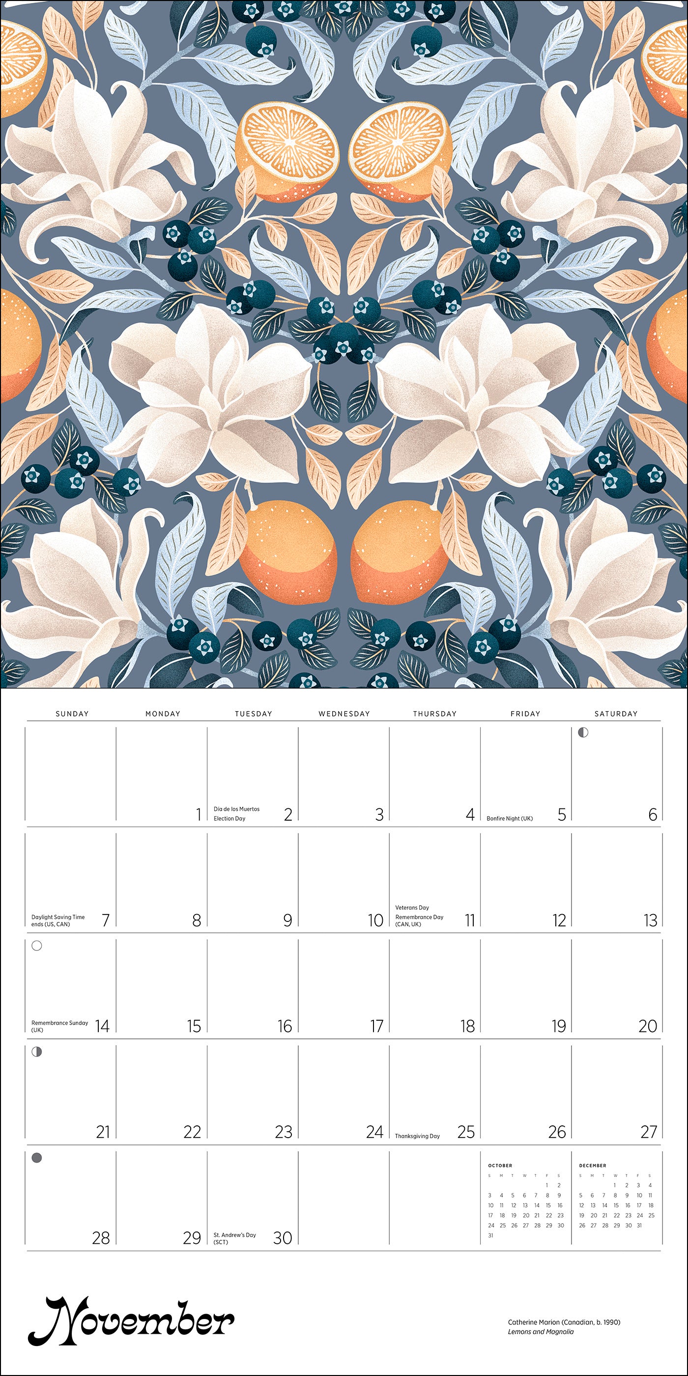 pomegranate-folklore-and-flora-2027-wandkalender image 3
