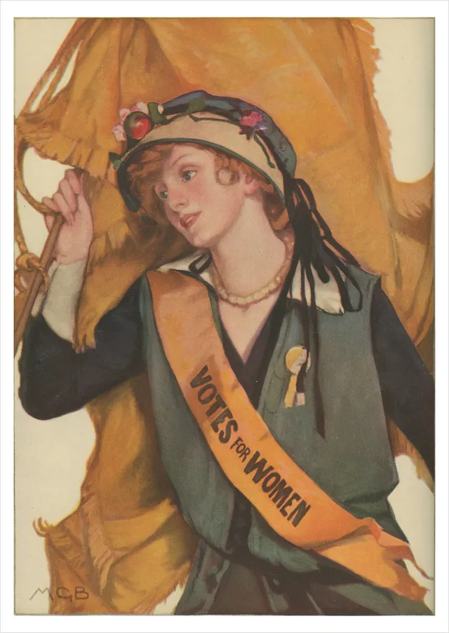 pomegranate-postcards-votes-for-women-postkarte-einzeln image 1