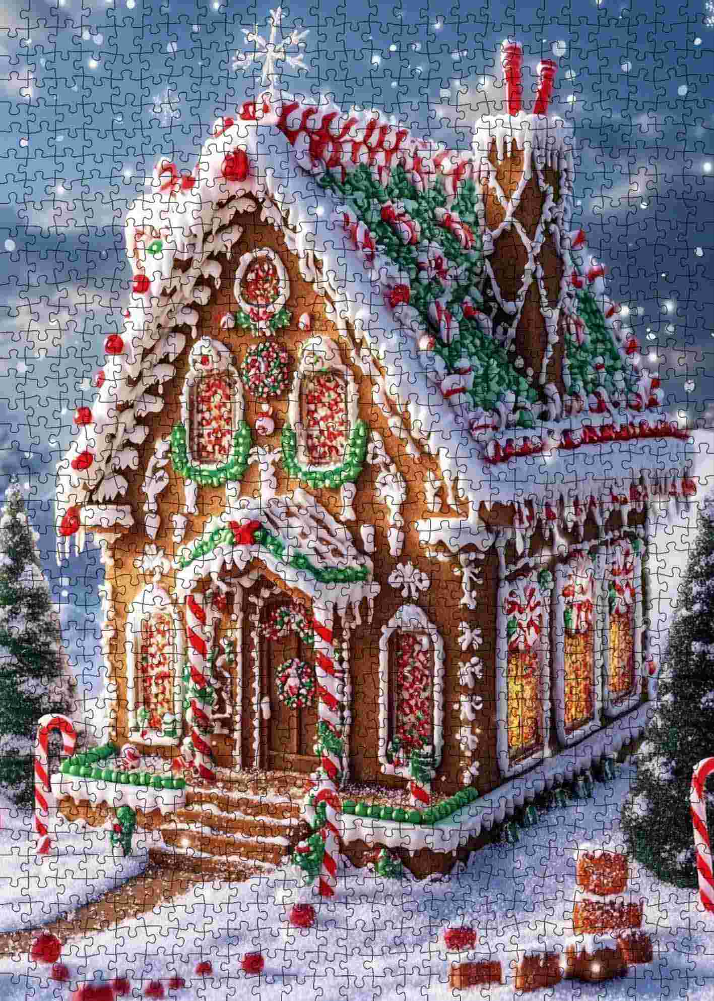 tucocoo-jigsaw-puzzles-candy-gingerbread-house-puzzle-1000-weihnachten image 2