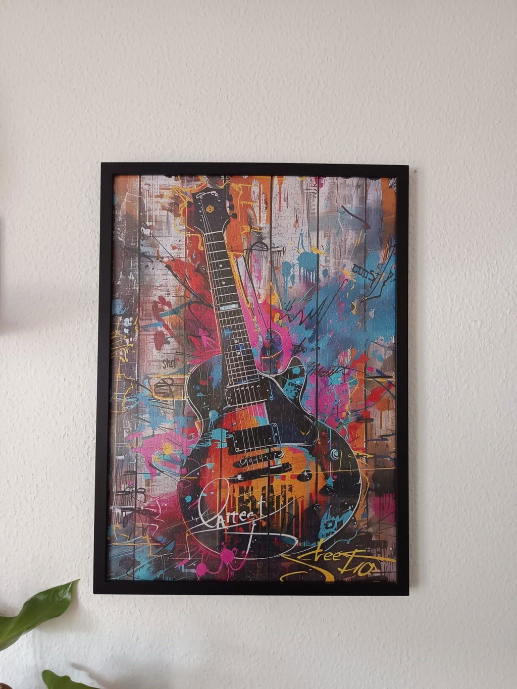Bunte Wand