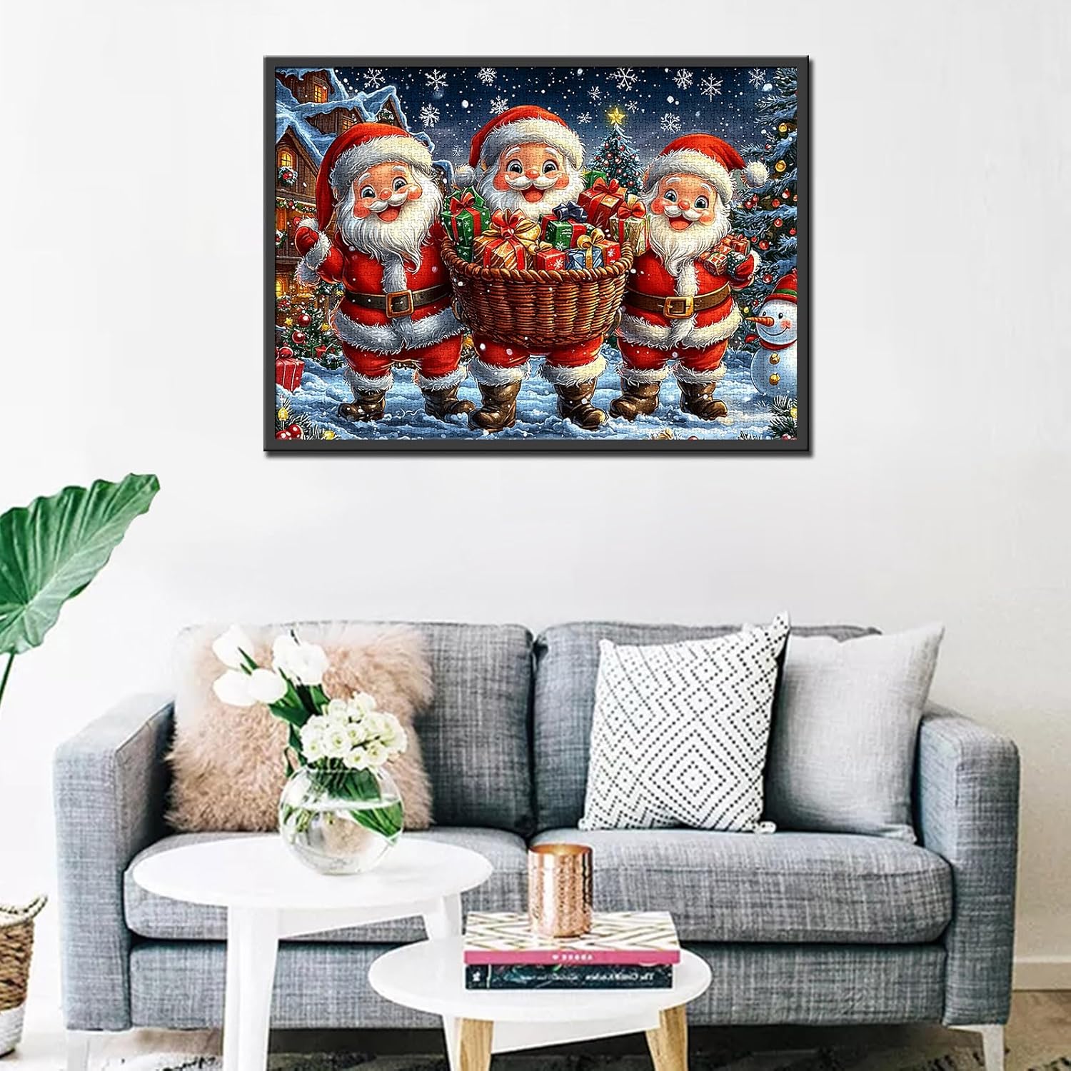 tucocoo-three-santa-clauses-puzzle-1000-teile-weihnachtsmann image 3