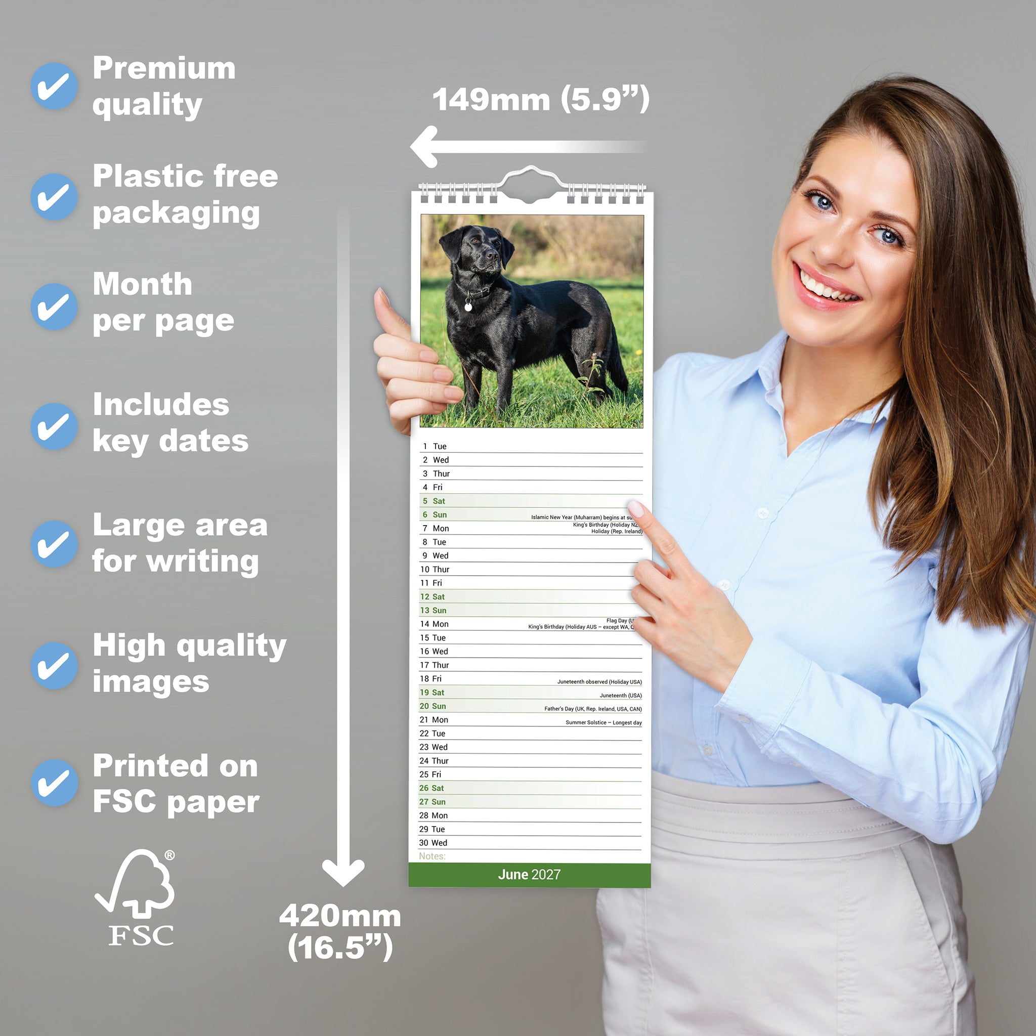 otter-house-labrador-retriever-black-slim-kalender-2027-hund image 4