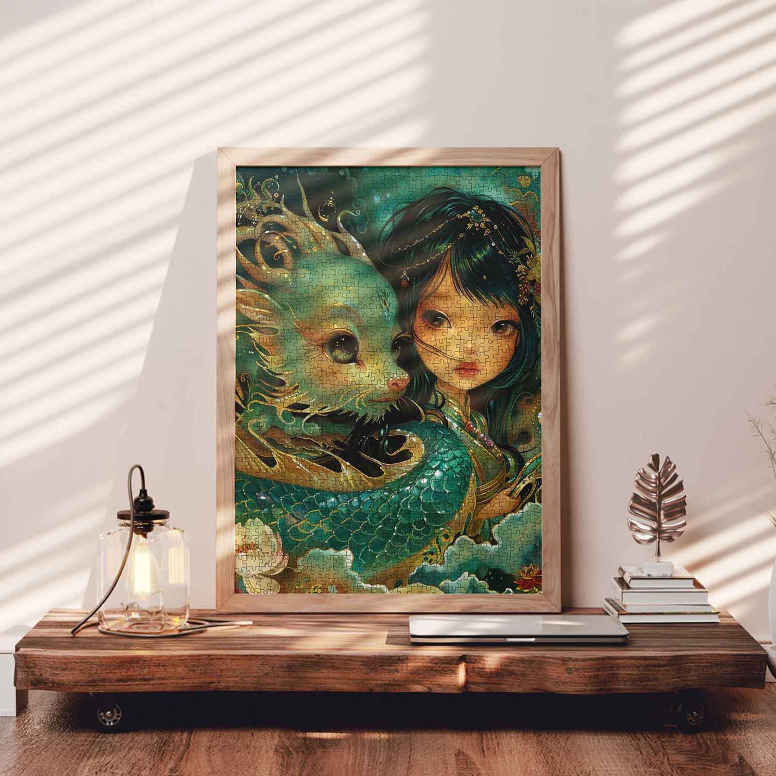tucocoo-girl-dragon-puzzle-1000-teile-fantasy-m-dchen image 3