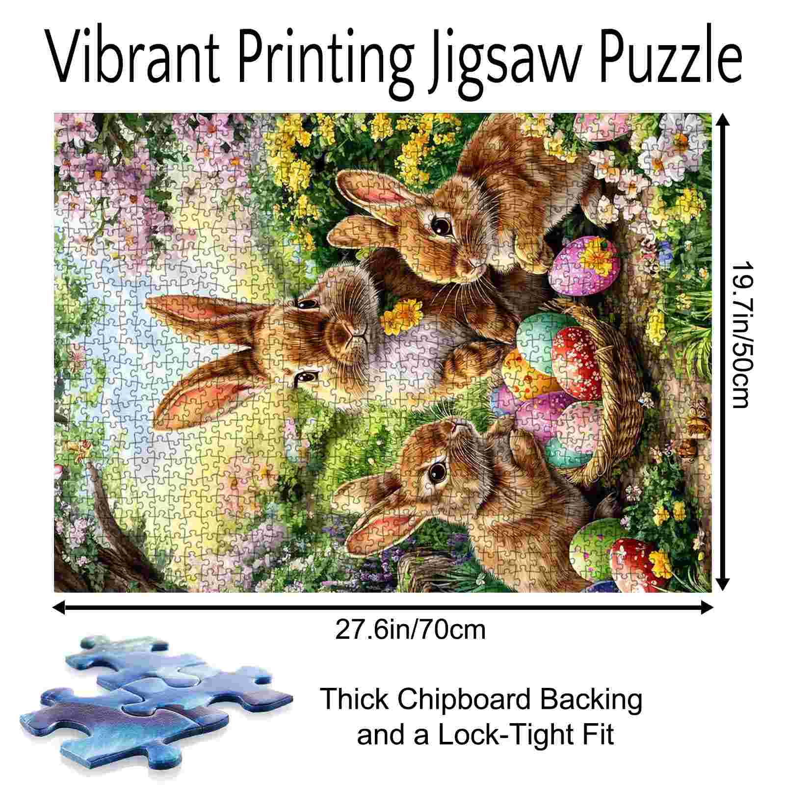 tucocoo-easter-bunny-family-with-colorful-eggs-puzzle-1000-teile-ostern image 5