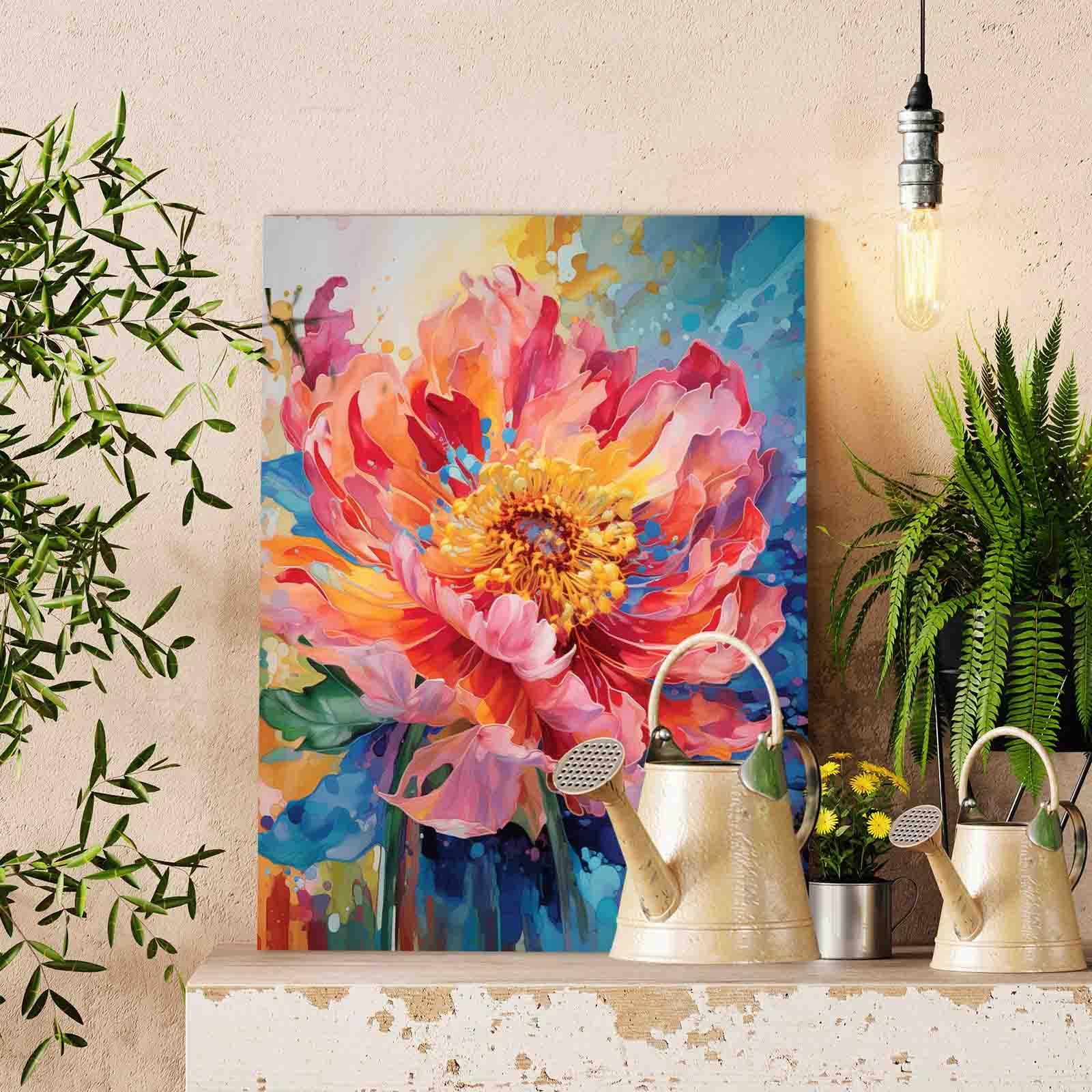 tucocoo-blazing-coral-bloom-malen-nach-zahlen-40x50-ohne-rahmen image 2
