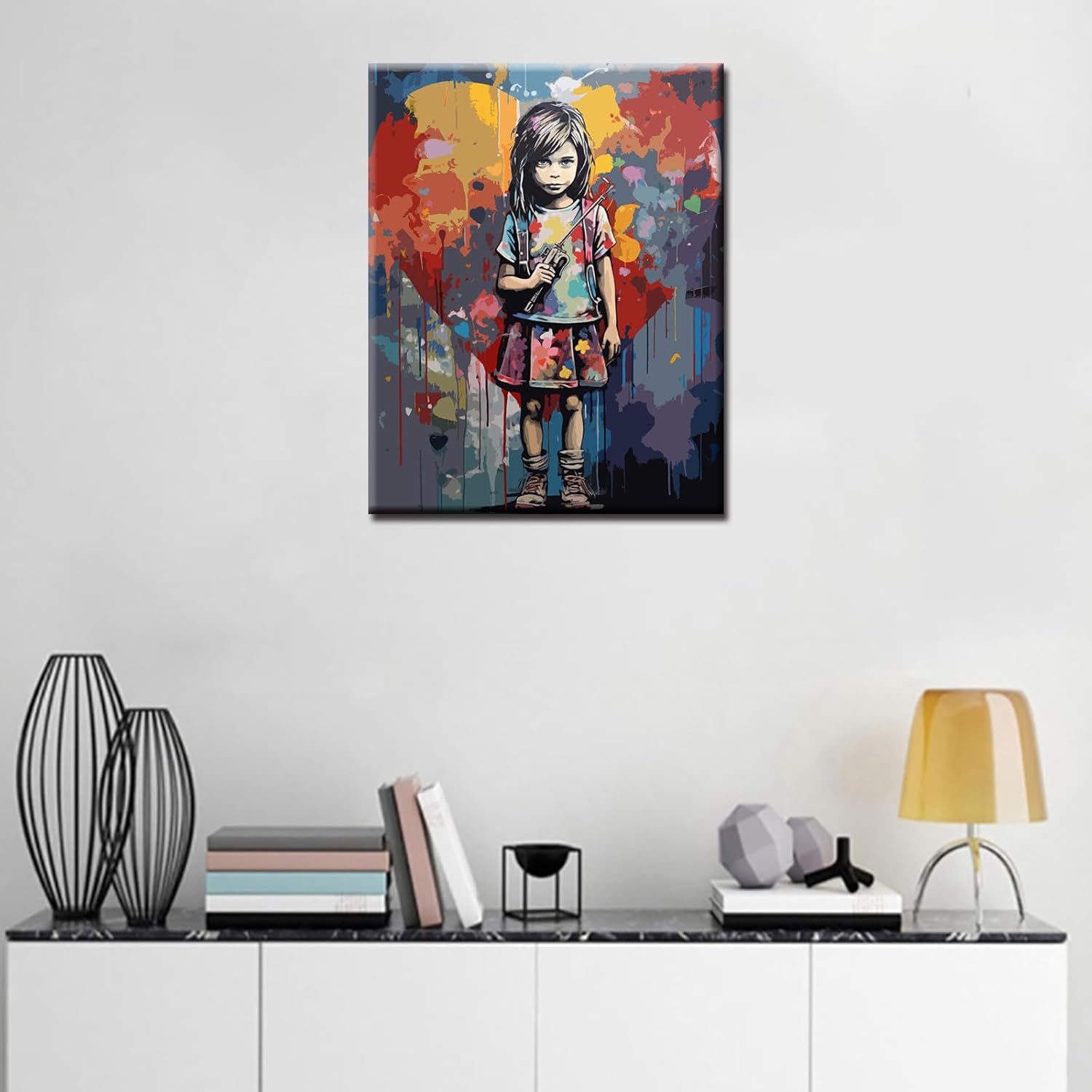 tucocoo-paint-by-numbers-m-dchen-graffiti-herz-malen-nach-zahlen-40x50-ohne-rahm image 3