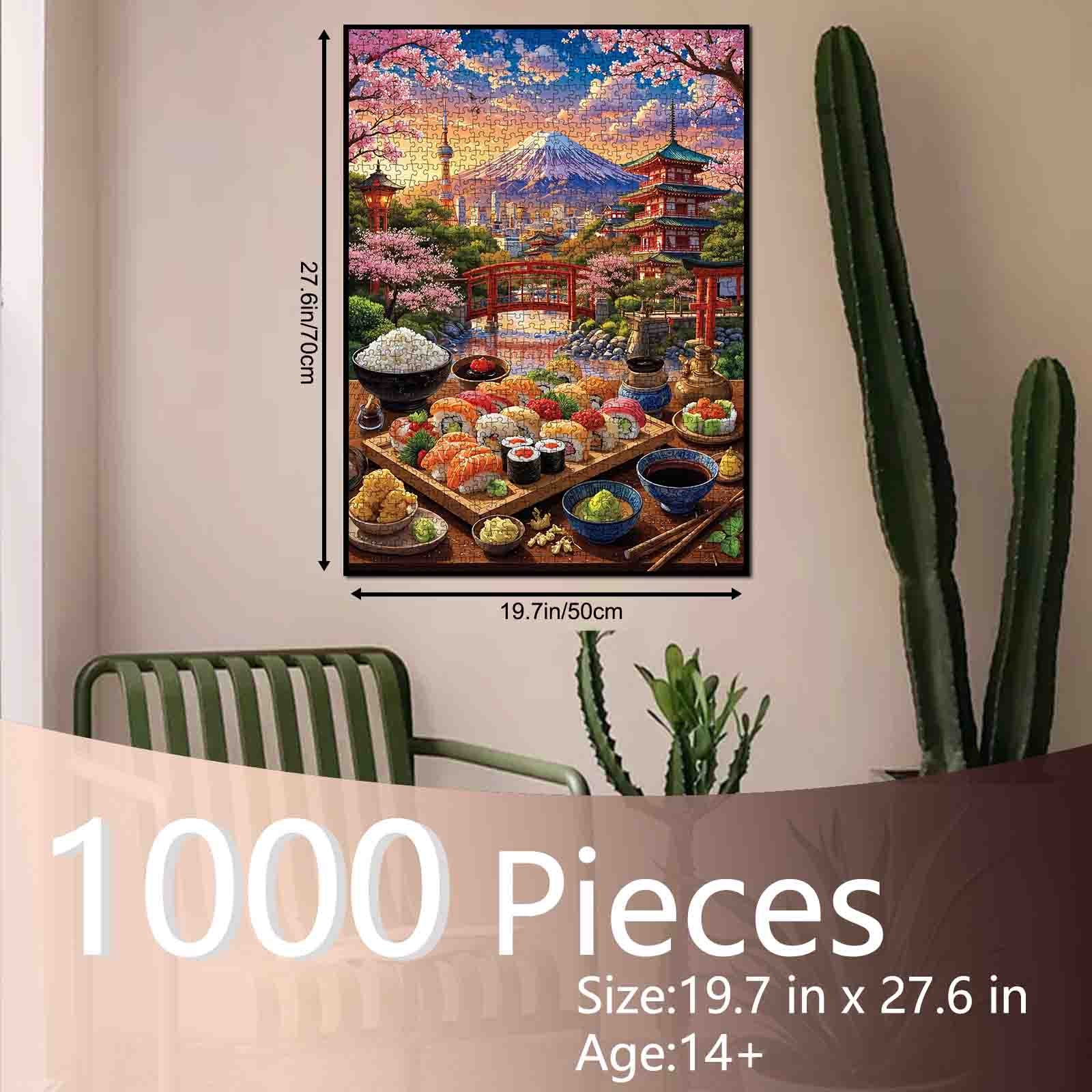tucocoo-cherry-blossom-sushi-japan-puzzle-1000-teile-fuji image 5