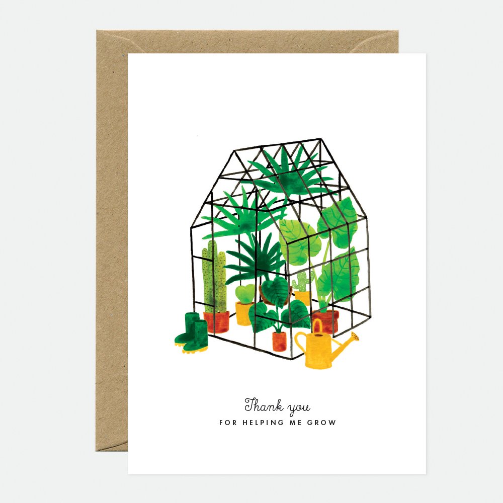 all-the-ways-to-say-mini-greenhouse-gru-karte-a6-danke image 1