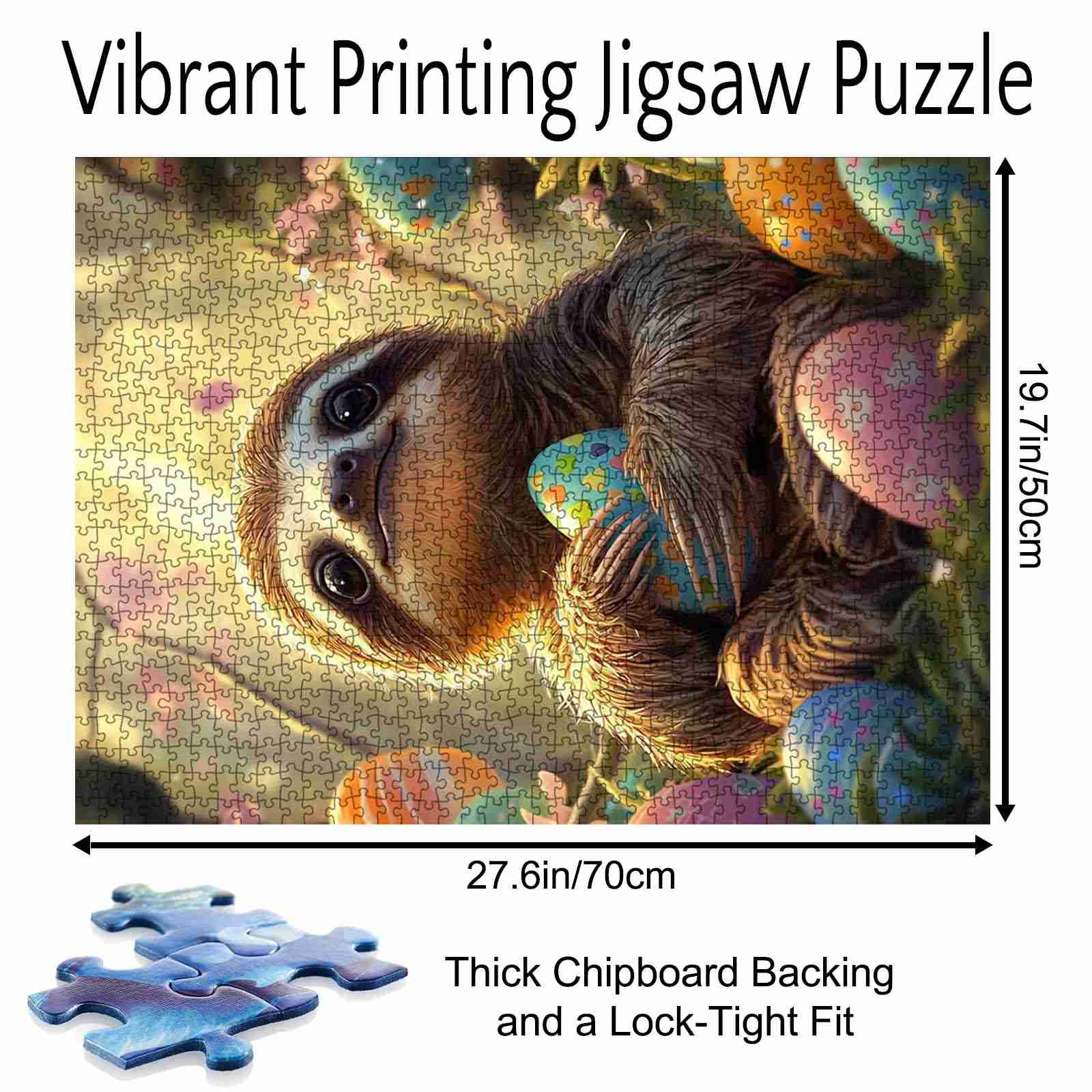tucocoo-sloth-easter-eggs-puzzle-1000-teile-faultier image 5