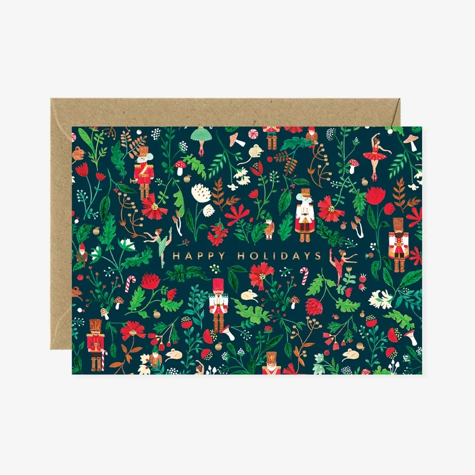 all-the-ways-to-say-holidays-nutcracker-gru-karte-a6-weihnachten image 1