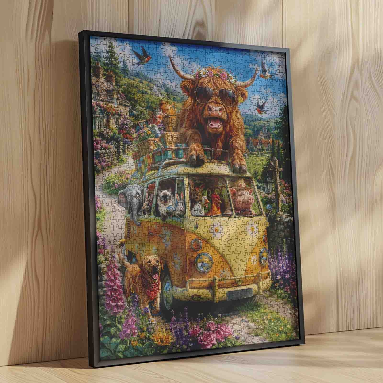 tucocoo-funny-animal-road-trip-puzzle-1000-teile-tiere image 4