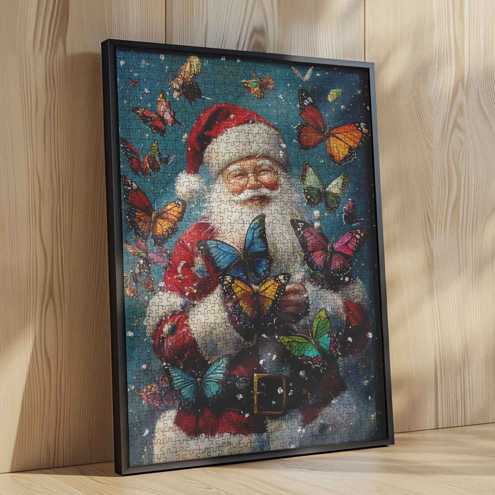 tucocoo-santa-and-butterflies-puzzle-1000-teile-weihnachten image 4