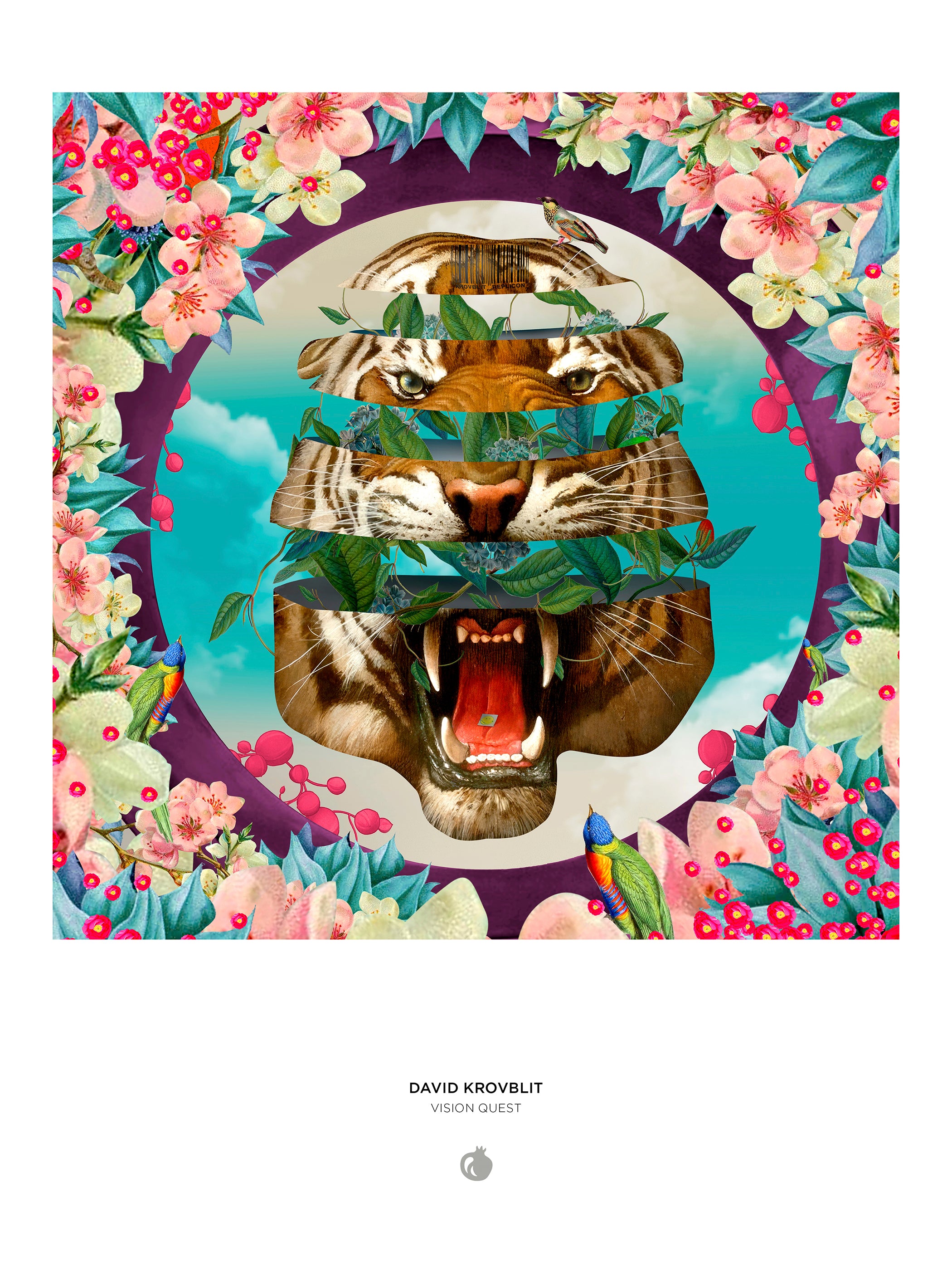 pomegranate-krovblit-vision-quest-puzzle-1000-teile-collage image 3