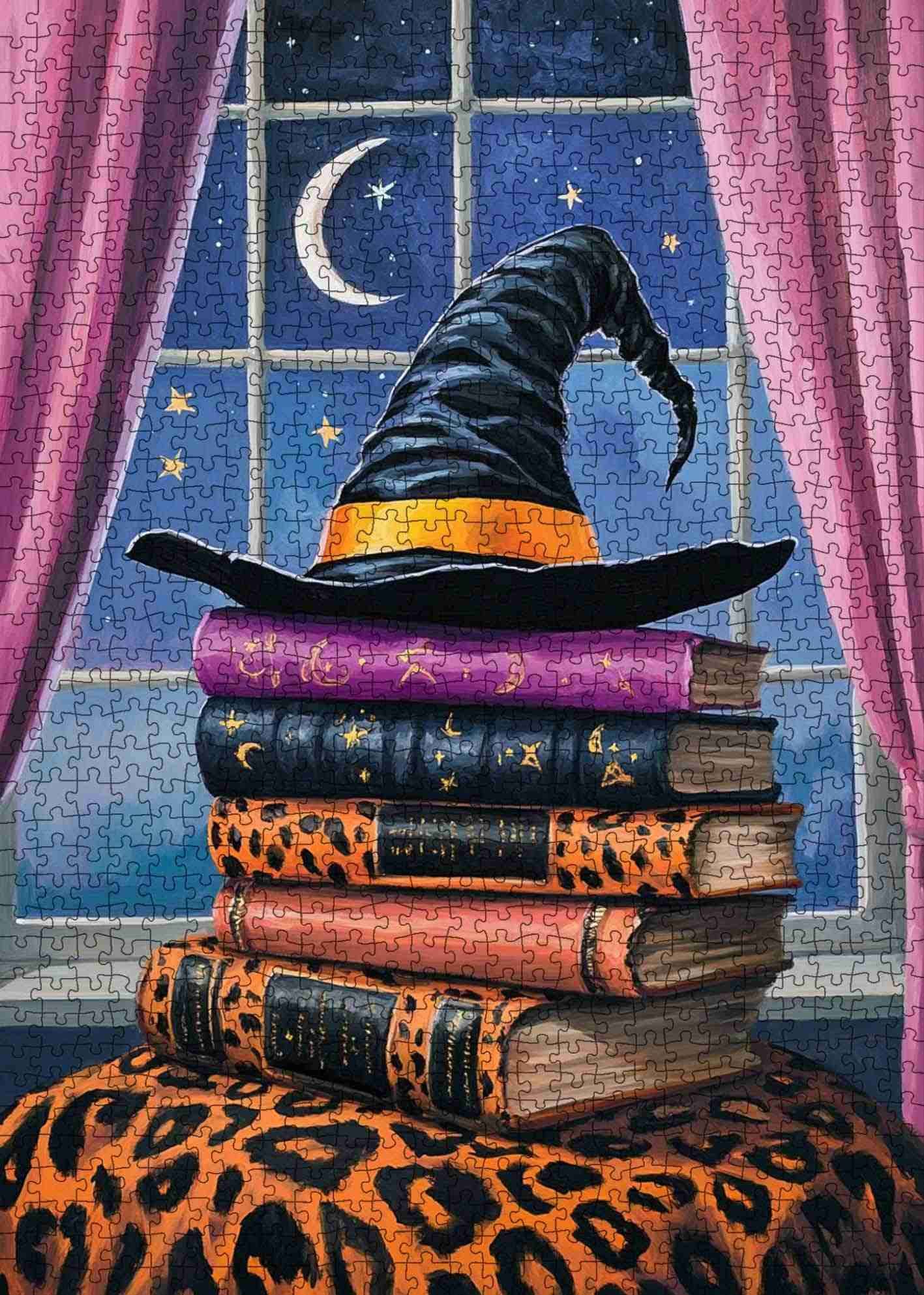 tucocoo-witch-hat-and-spell-books-puzzle-1000-teile image 2