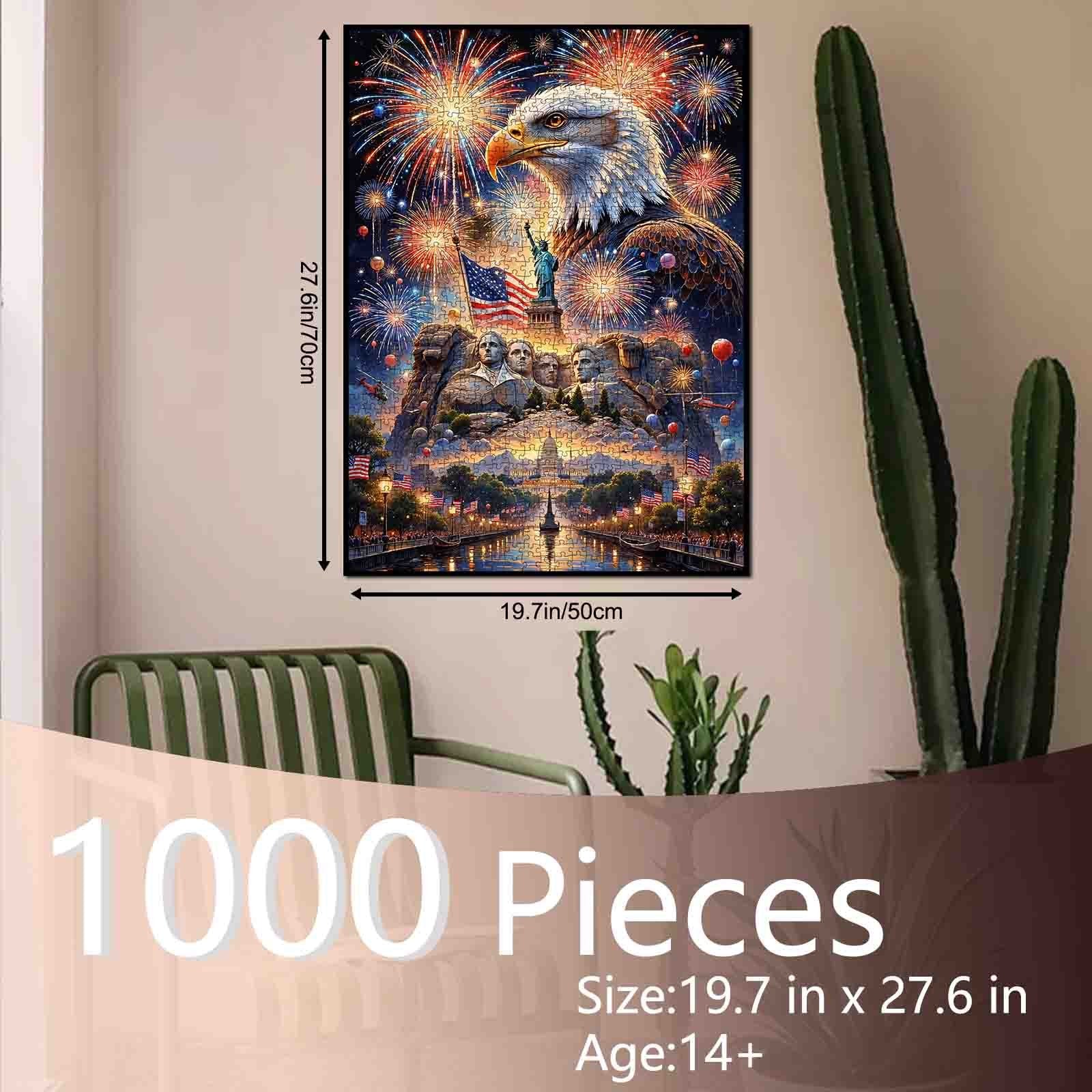 tucocoo-american-freedom-fireworks-puzzle-1000-teile-adler image 5