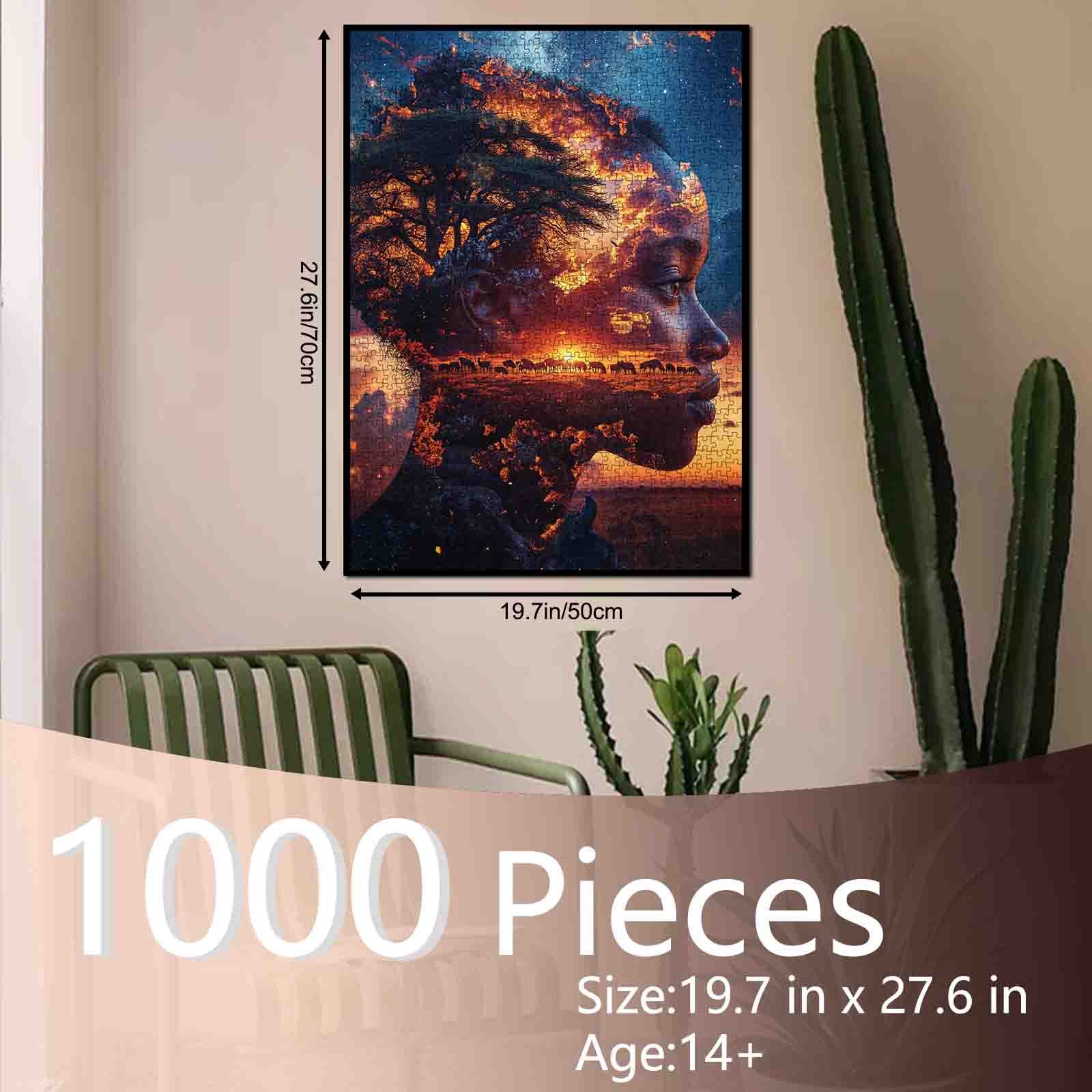 tucocoo-african-sunset-spirit-puzzle-1000-teile-afrika image 5