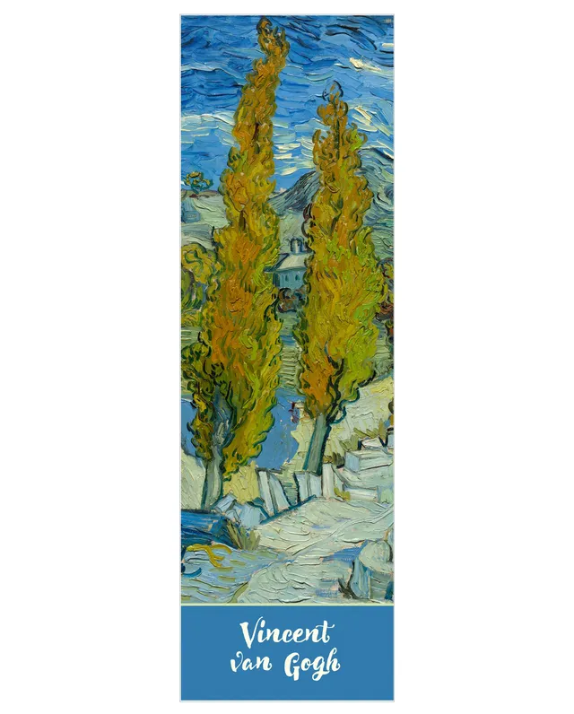 pomegranate-bookmarks-vincent-van-gogh-poplars-saint-r-my-lesezeichen image 1