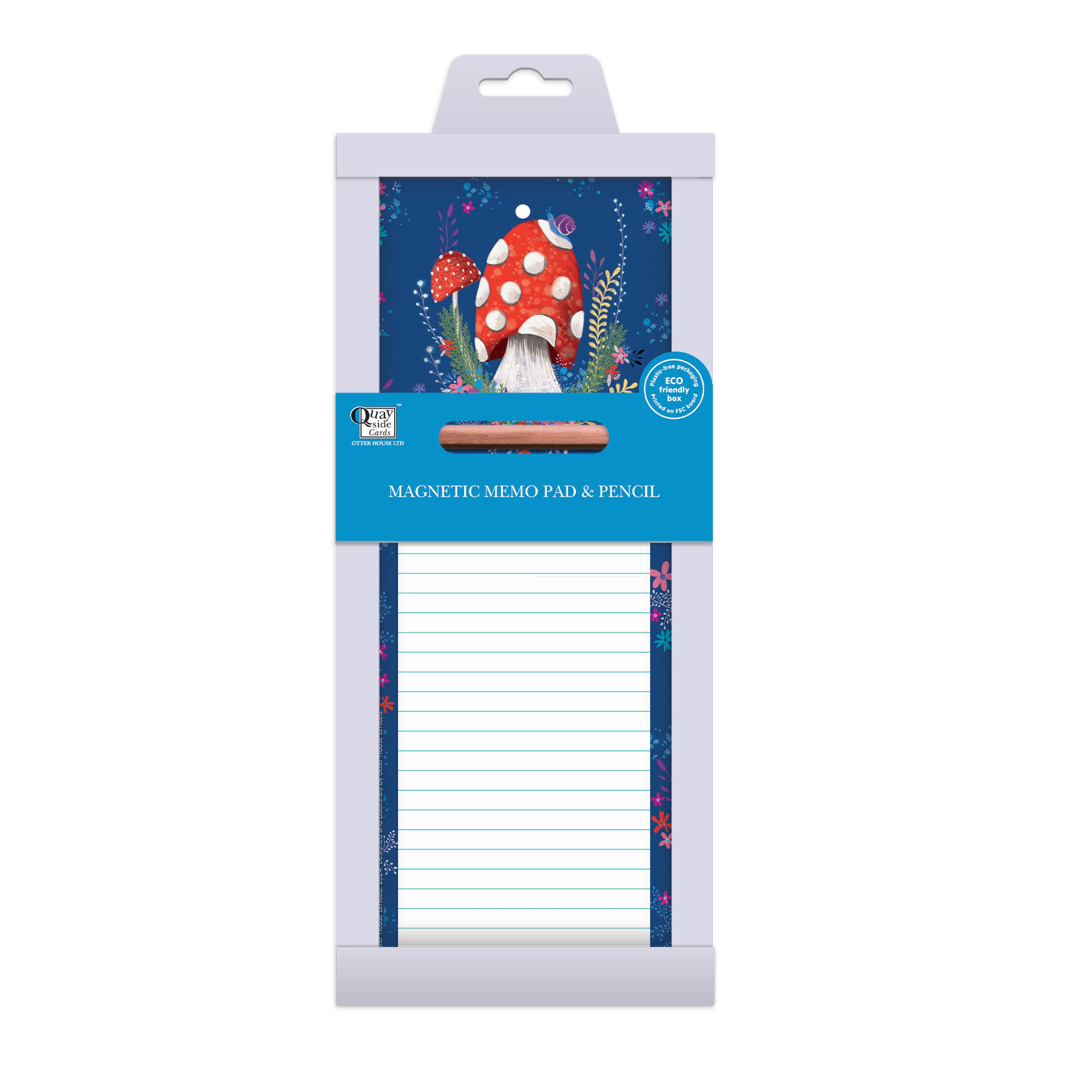 otter-house-toadstools-notizblock-magnetisch-fliegenpilz-bleistift image 2