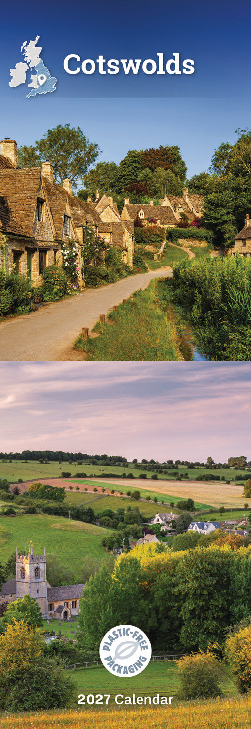 otter-house-cotswolds-slim-kalender-2027-england image 1